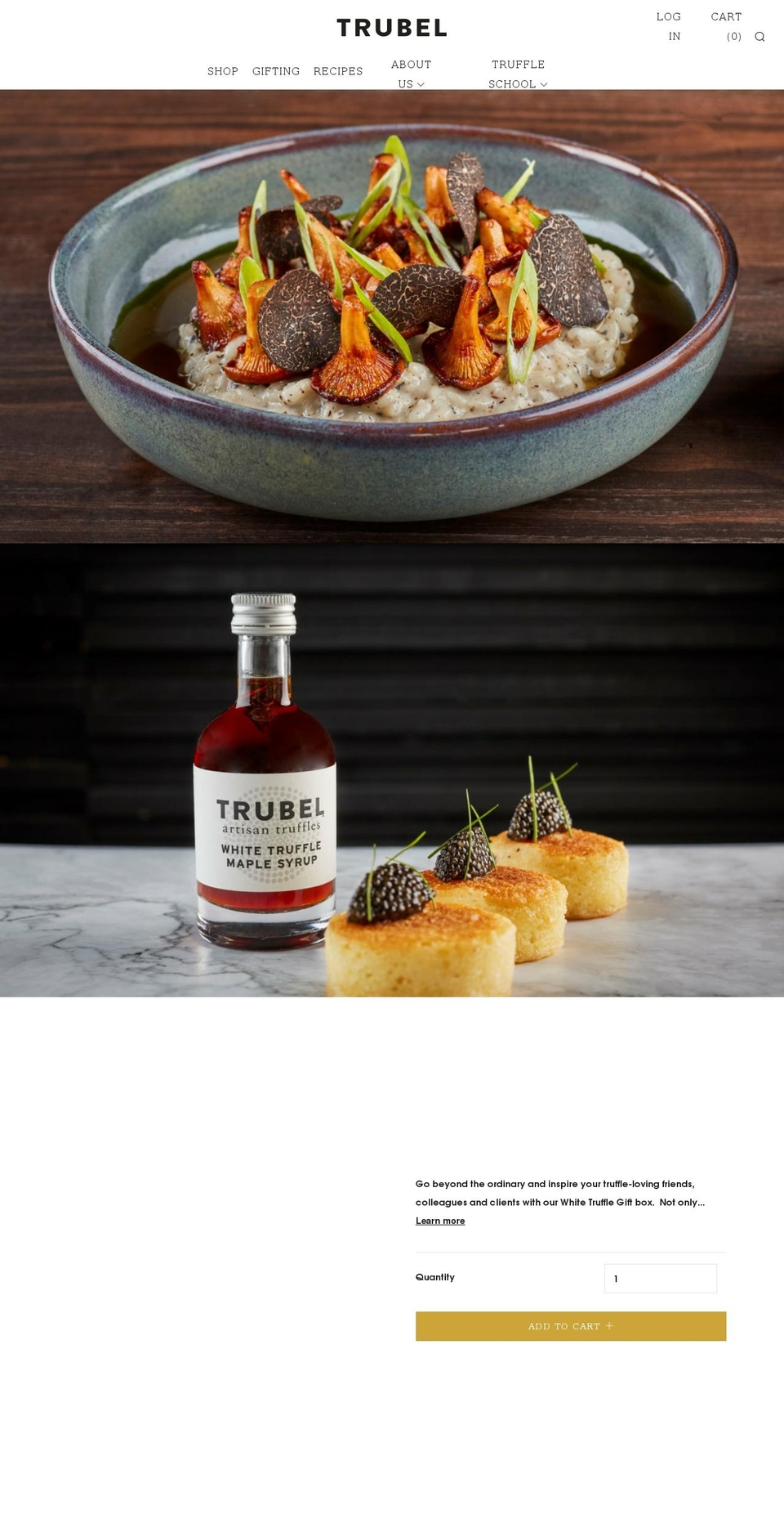 trubel.co.uk shopify website screenshot