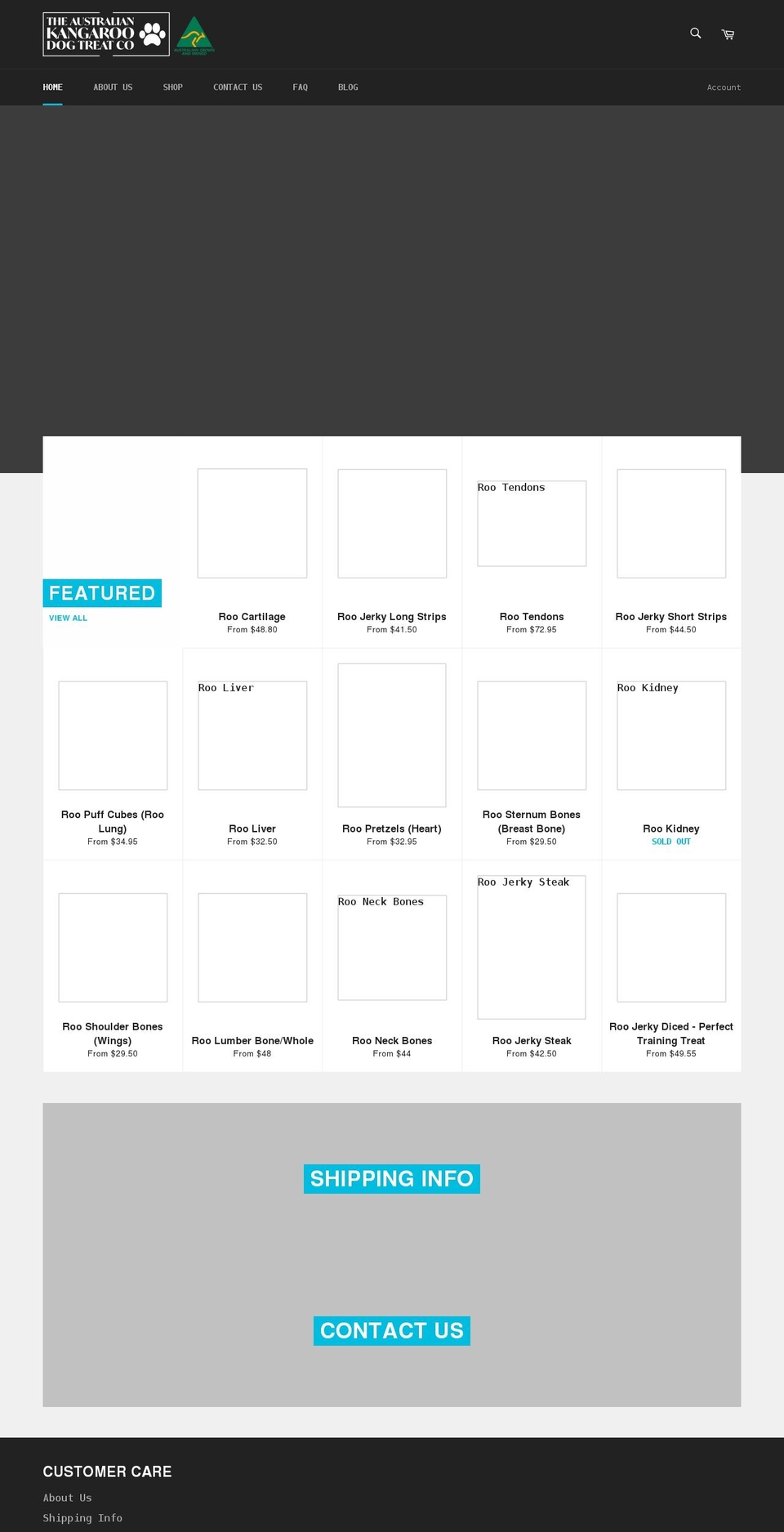 HHPdesign Shopify theme site example trublukangaroo.com.au