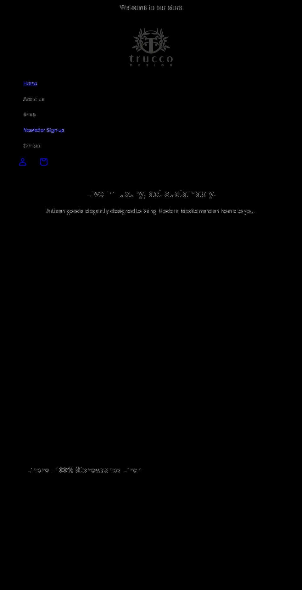 truccodesign.com shopify website screenshot