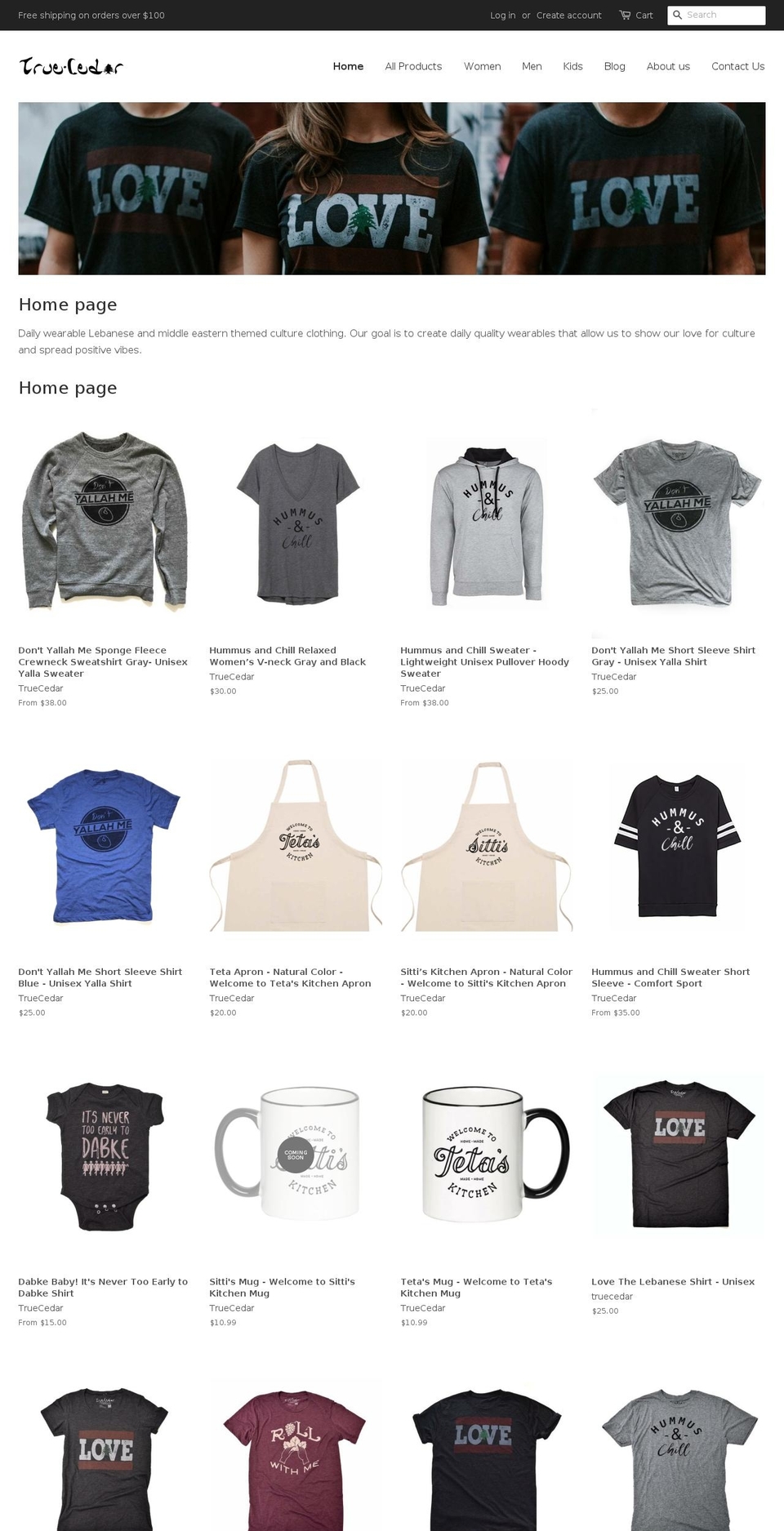 trucedarco.com shopify website screenshot