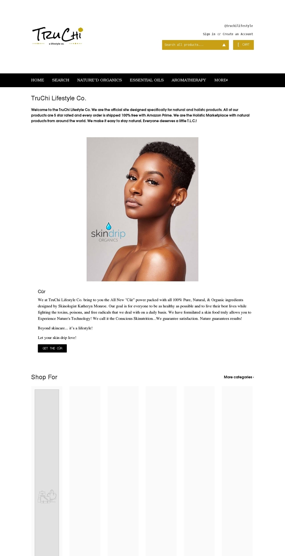 truchilifestyle.com — Shopify storefront screenshot