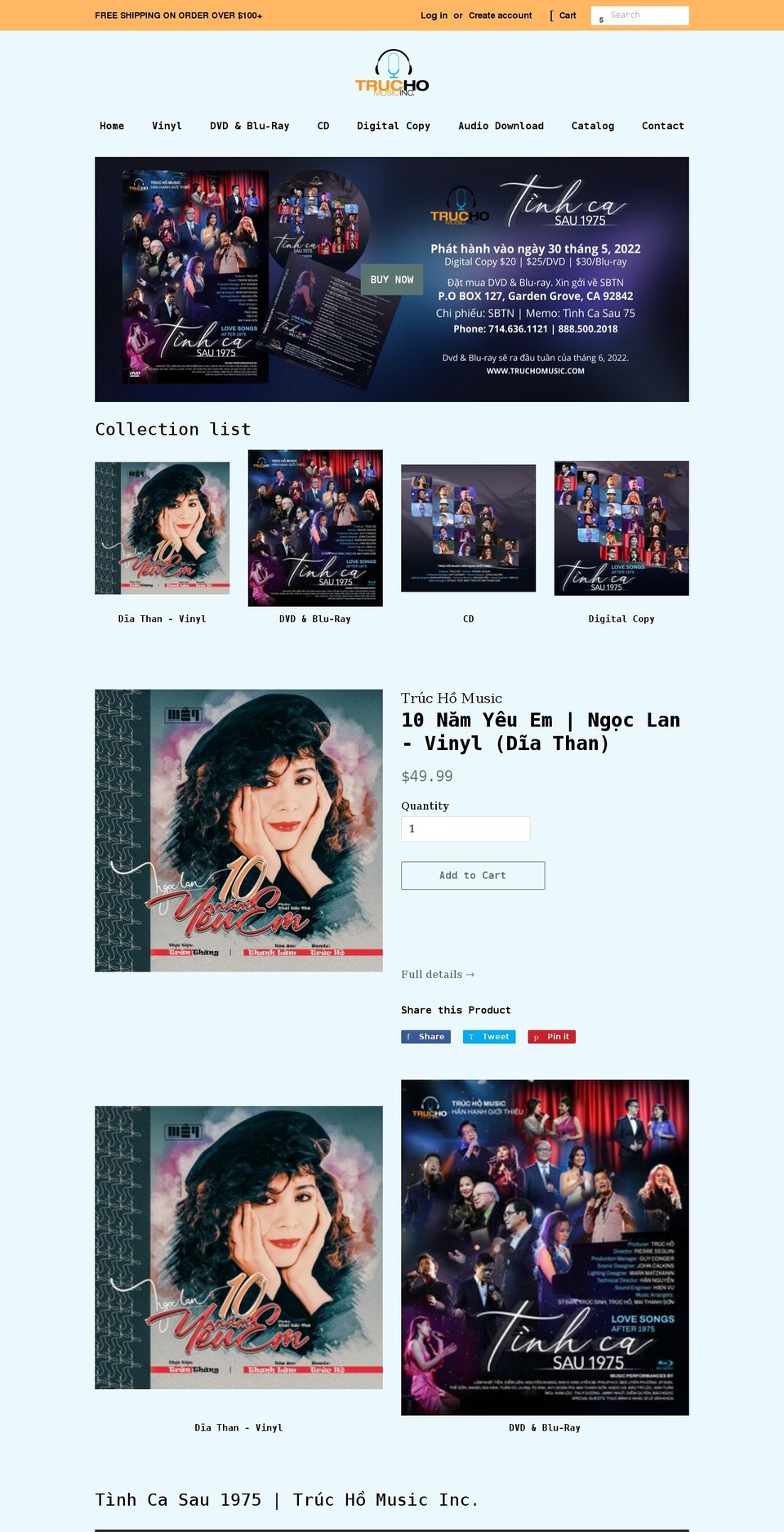 truchomusic.com shopify website screenshot