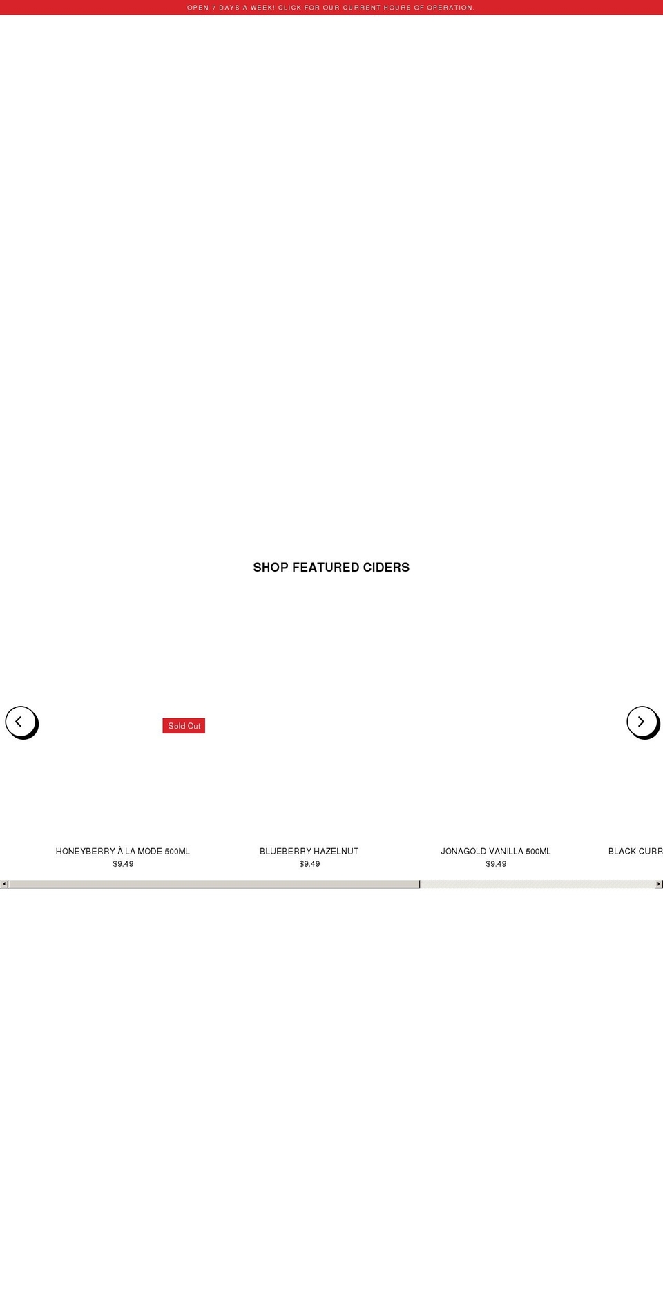 truck59cider.com shopify website screenshot