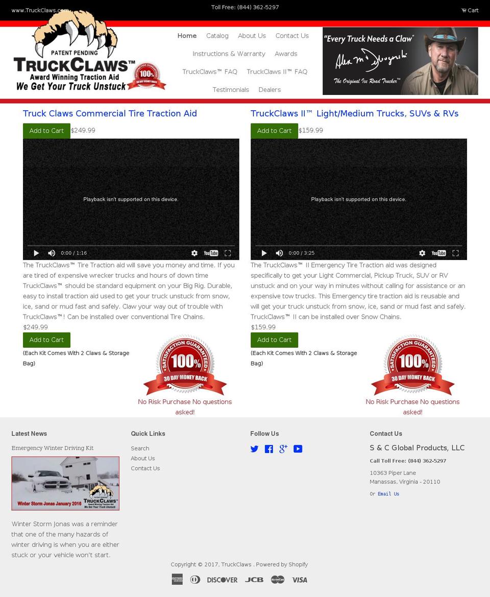 theme-export-uidx-myshopify-com-minimal-16dec Shopify theme site example truckclawsii.com