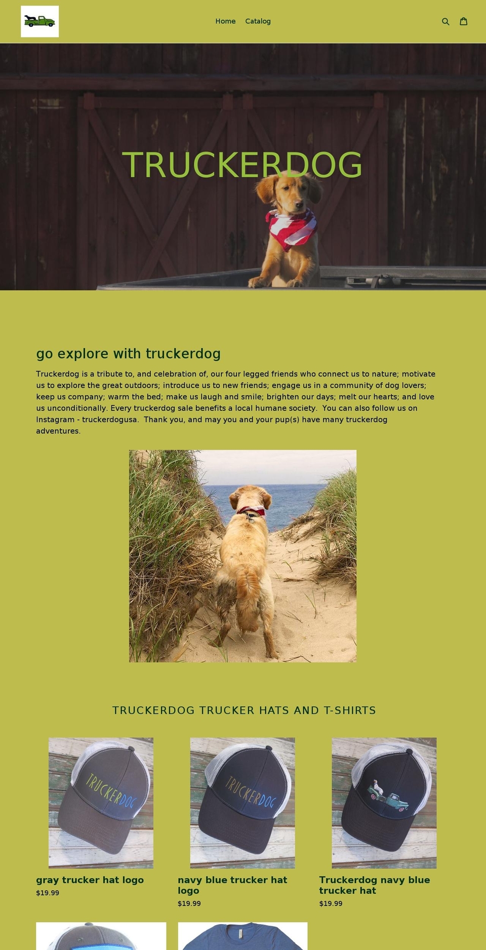 truckerdog.com — Shopify storefront screenshot