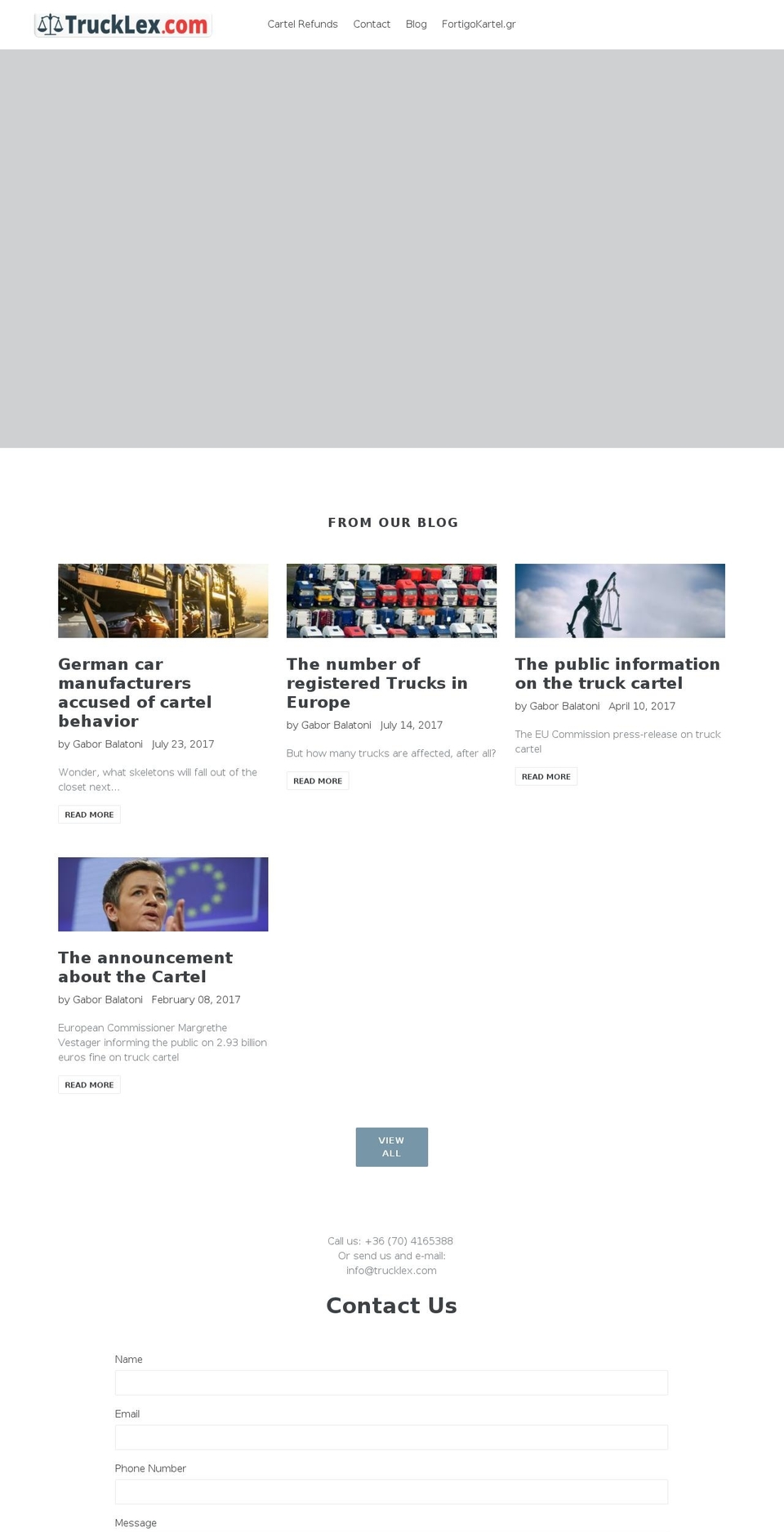 trucklex.com — Shopify storefront screenshot