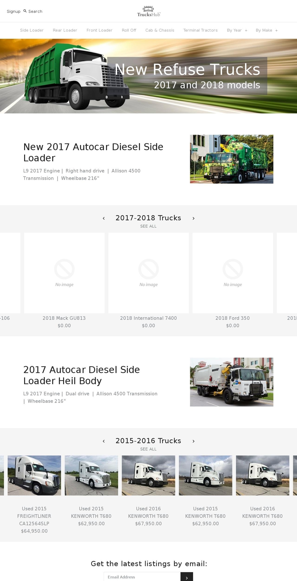 truckshub.com — Shopify storefront screenshot
