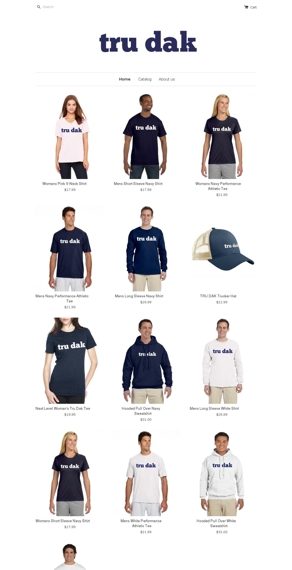 trudak.com shopify website screenshot