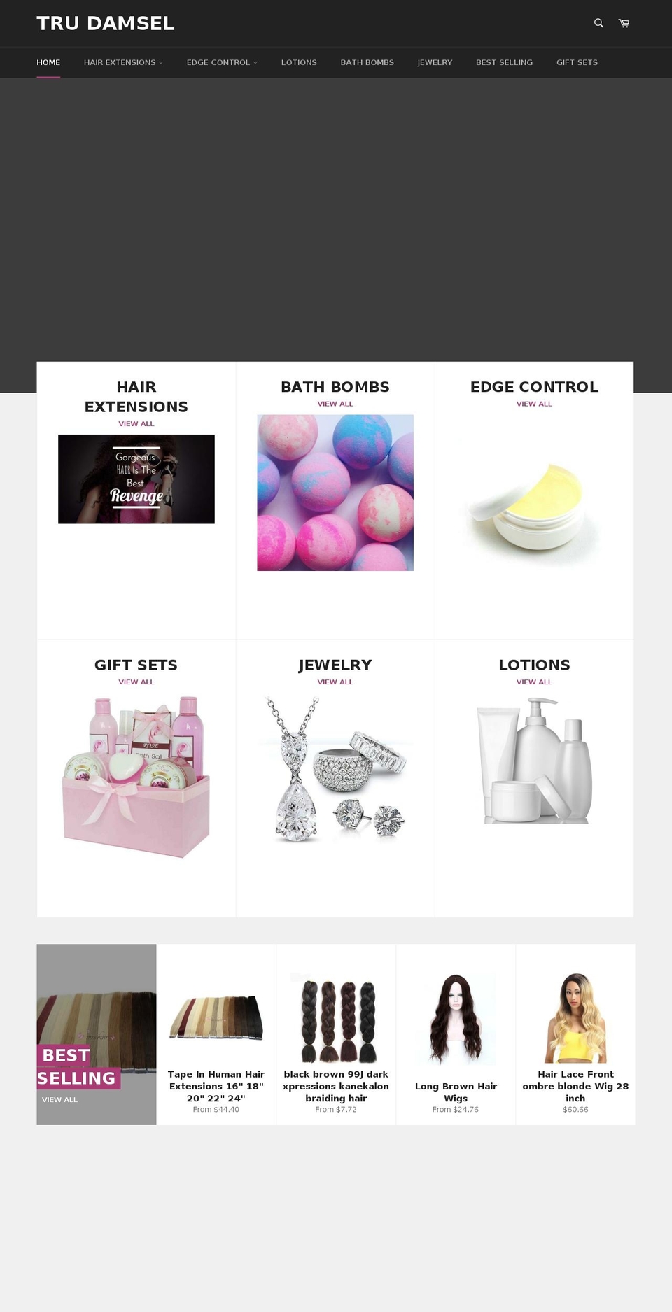 trudamsel.com — Shopify storefront screenshot