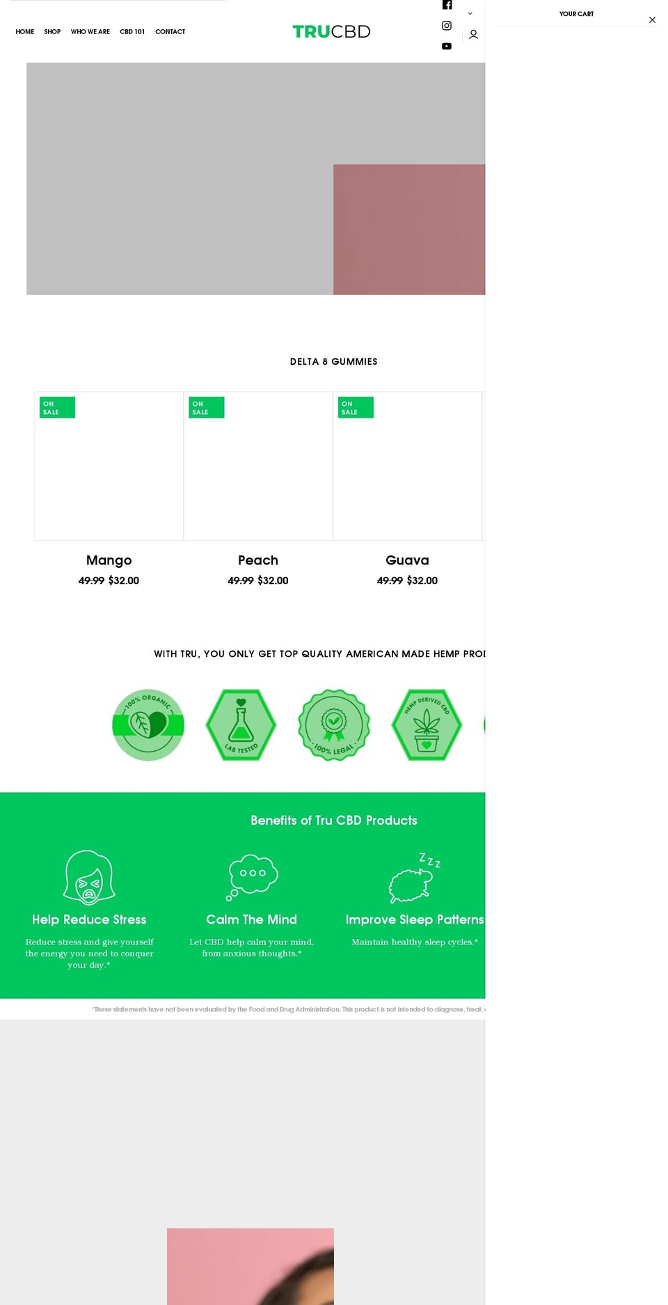 trudistro.com shopify website screenshot