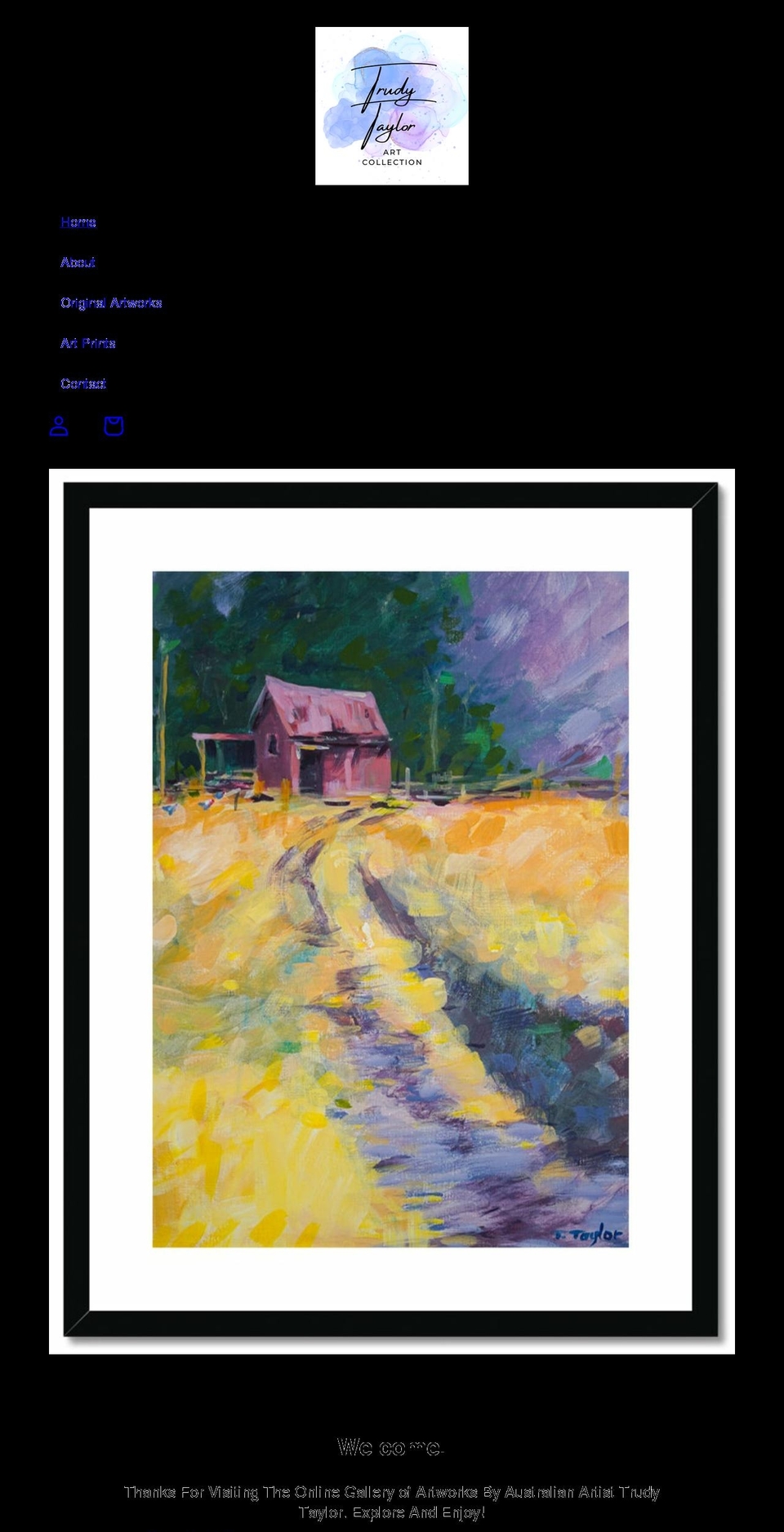 trudytaylor.com shopify website screenshot