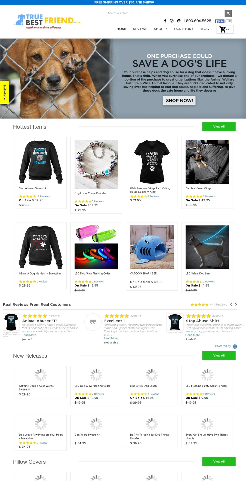 truebestfriend.com shopify website screenshot