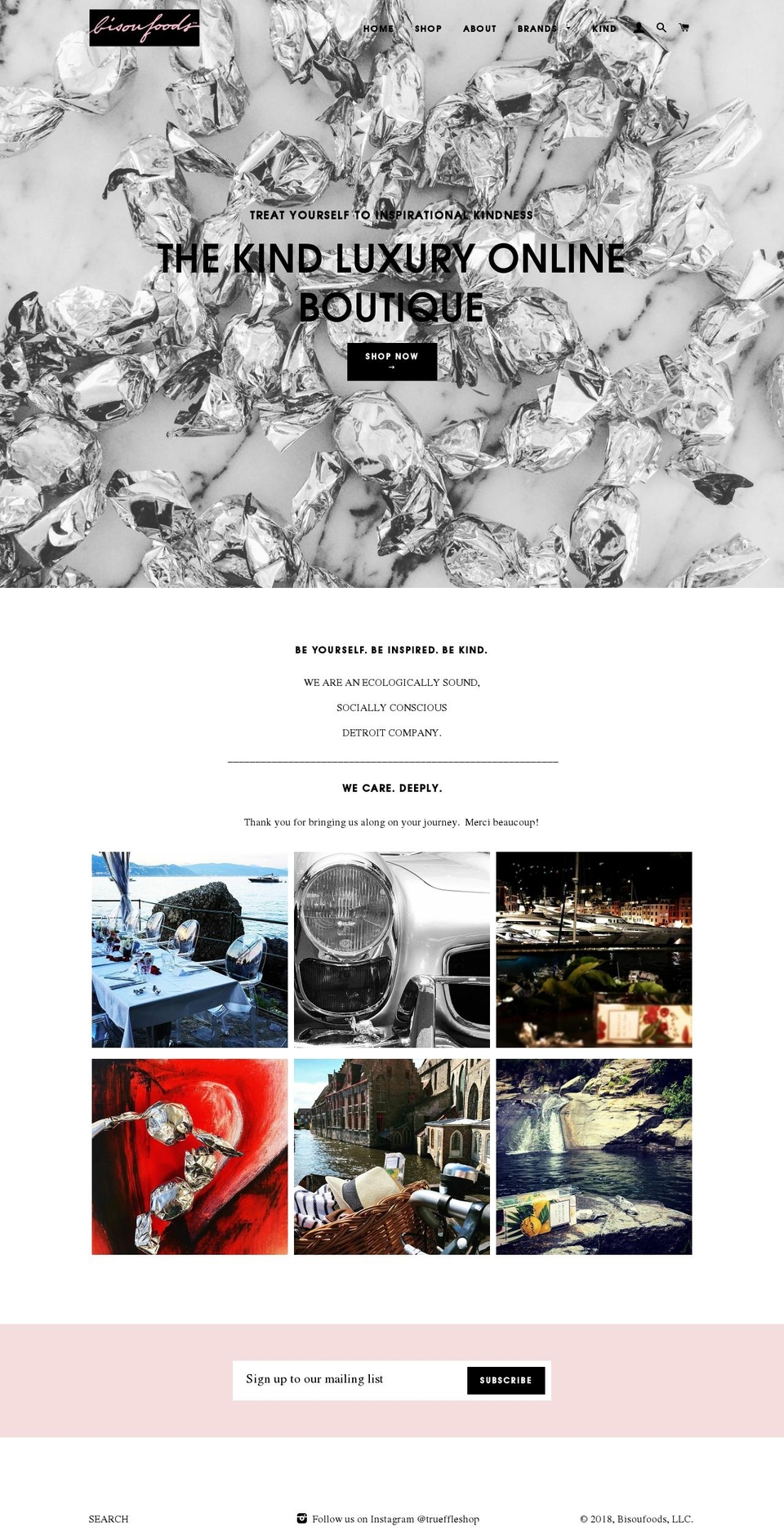 trueffleshop.com shopify website screenshot