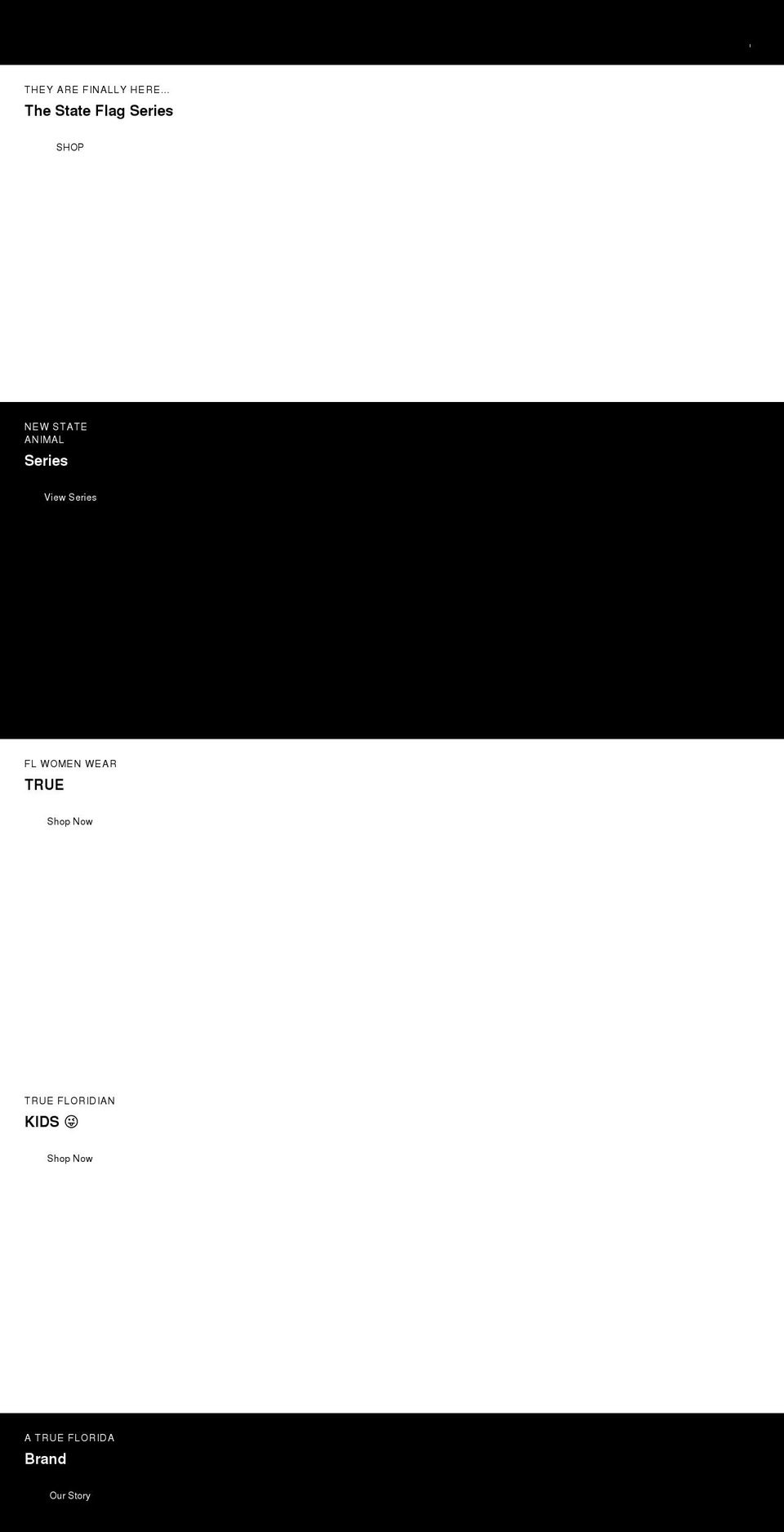 truefloridian.com shopify website screenshot