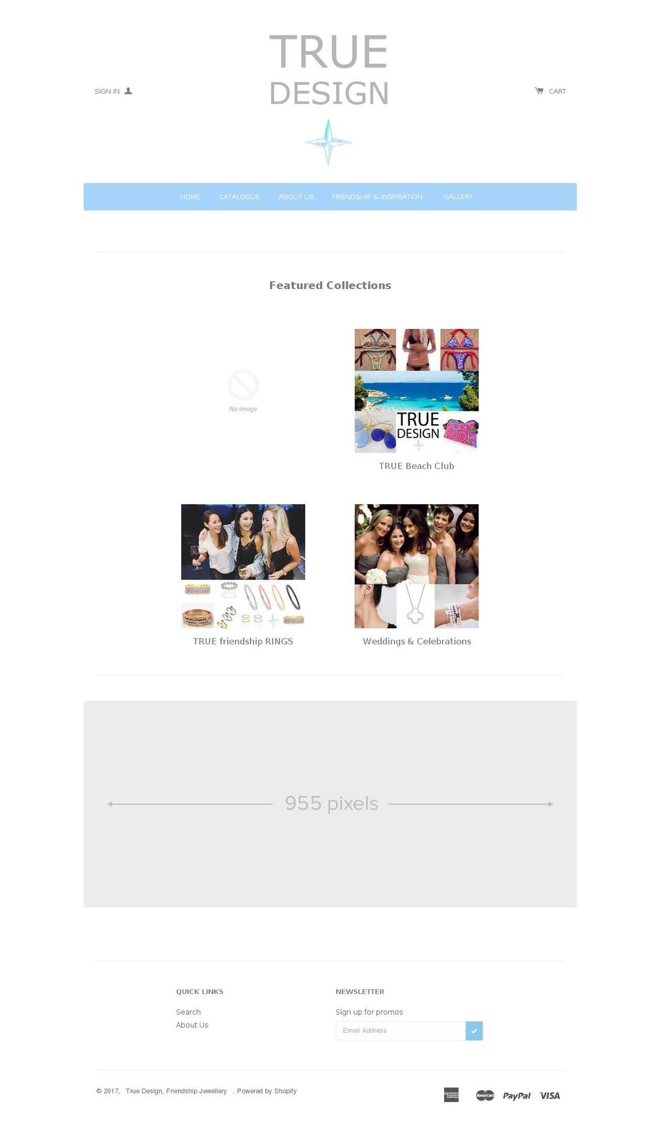 truefriendshiprings.com shopify website screenshot