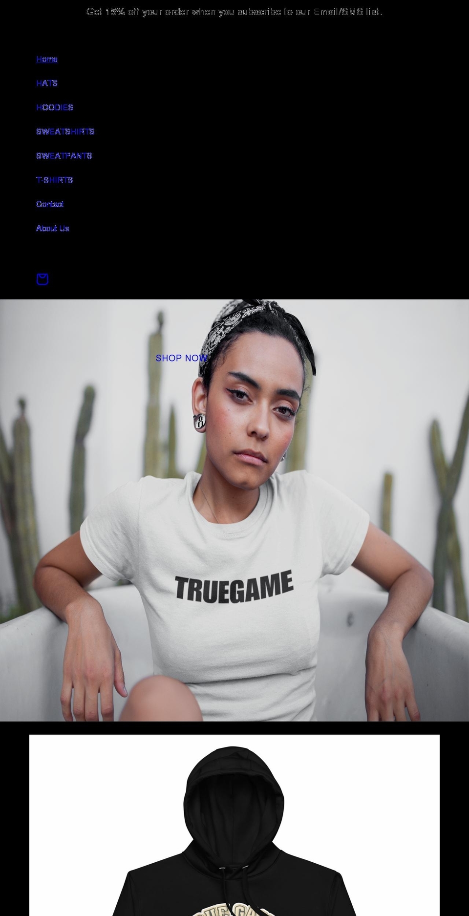 truegameent.com shopify website screenshot
