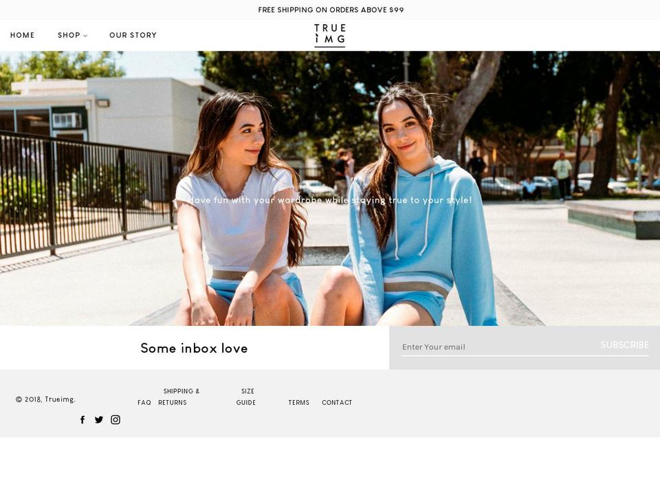 trueimg.com — Shopify storefront screenshot