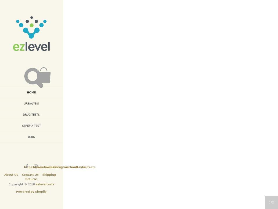 trueleveltests.com shopify website screenshot