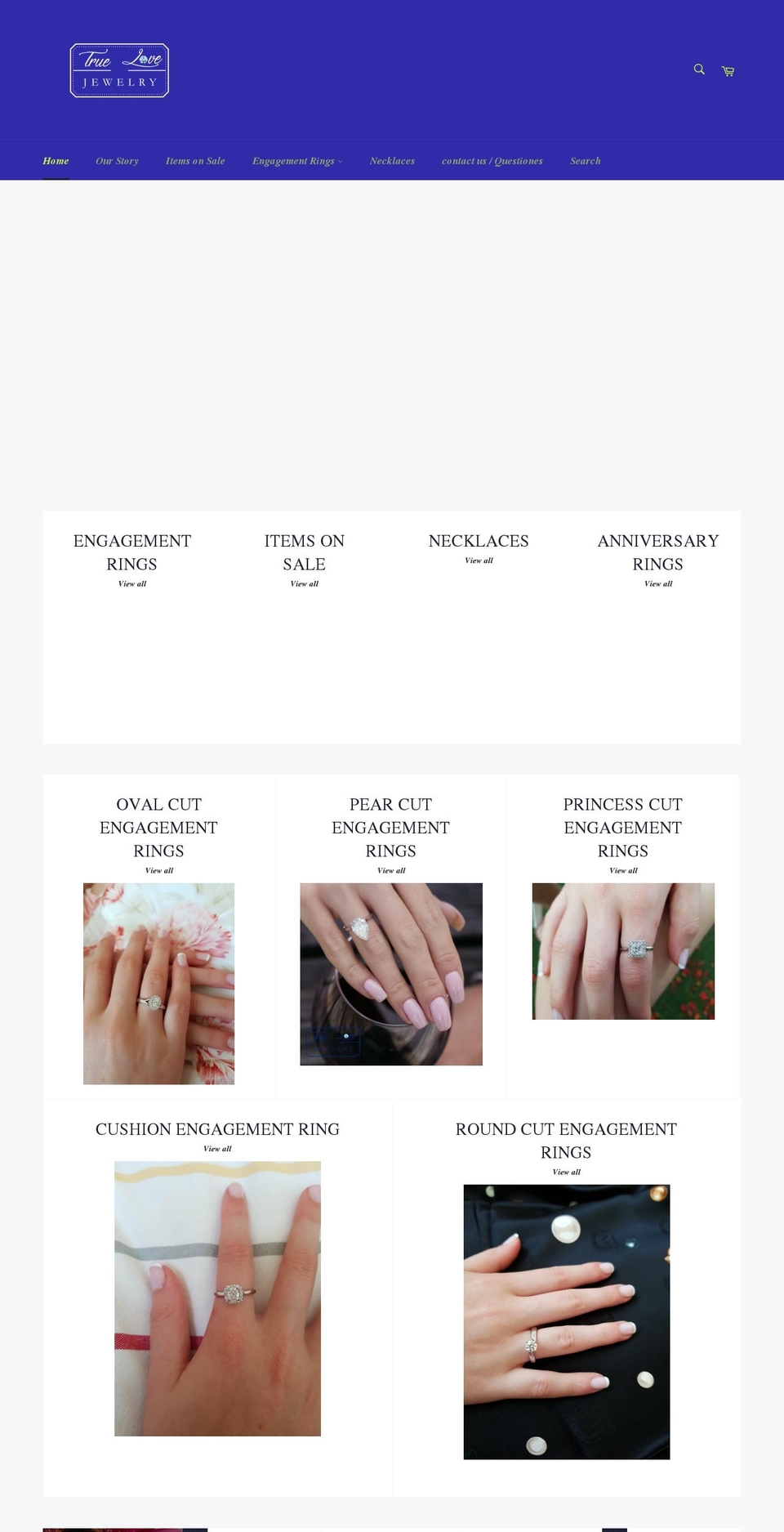 truelovejewelry.com shopify website screenshot