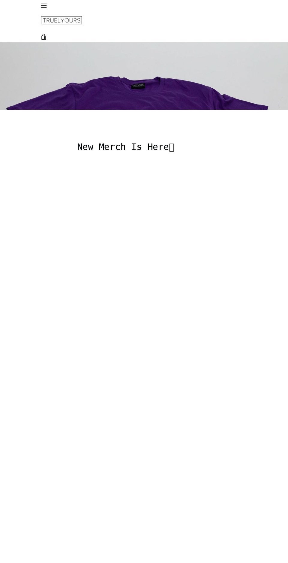 truelyoursllc.com shopify website screenshot