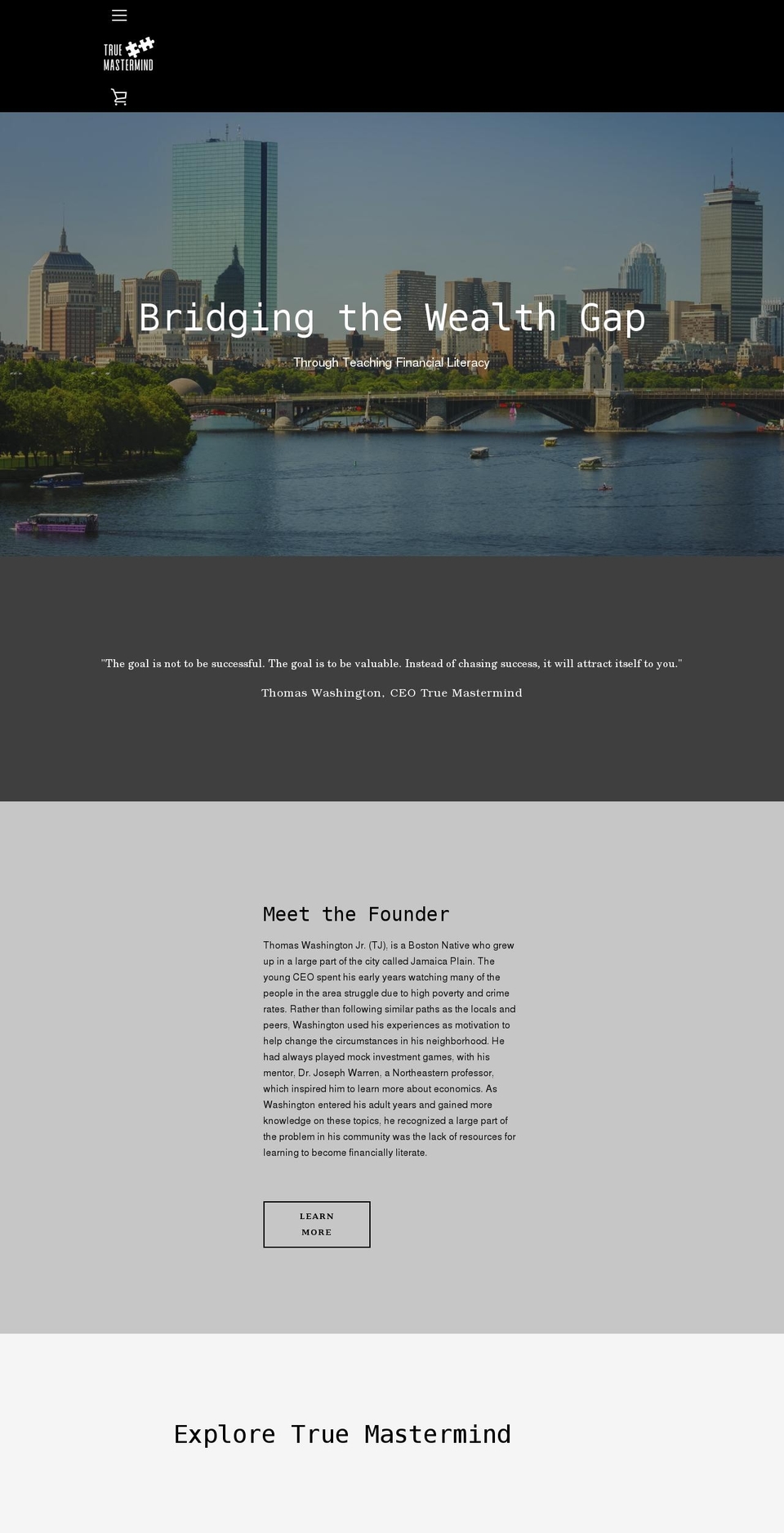 truemastermind.com shopify website screenshot