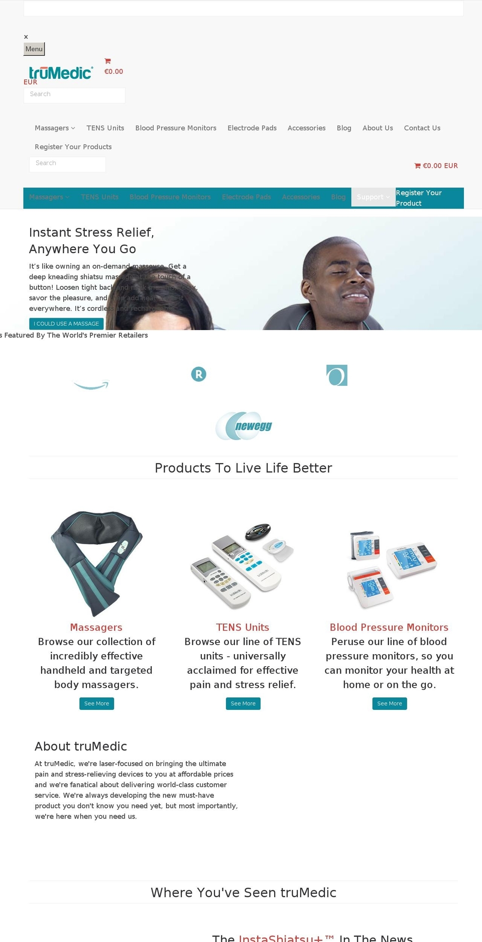 Live (DO NOT EDIT HTML) Shopify theme site example truemedic.com