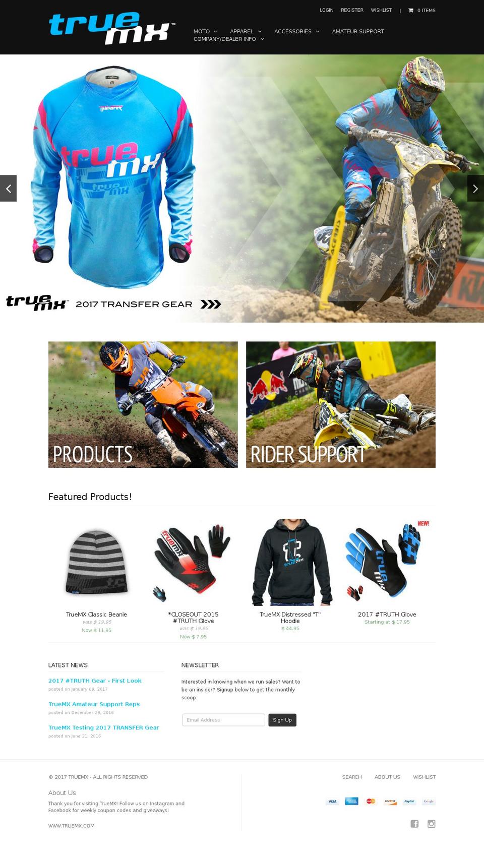 truemx.com shopify website screenshot