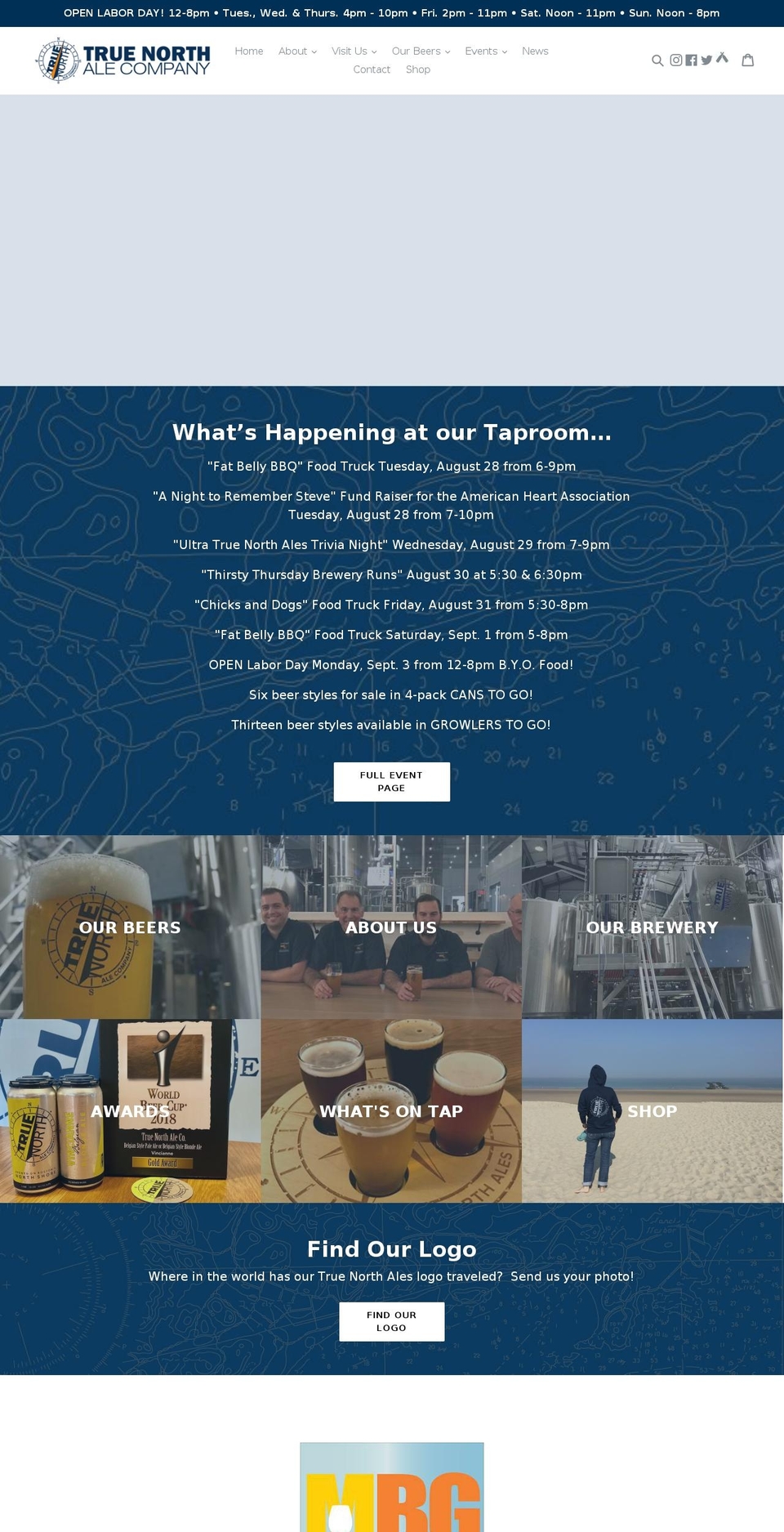 truenorthaleco.com — Shopify storefront screenshot