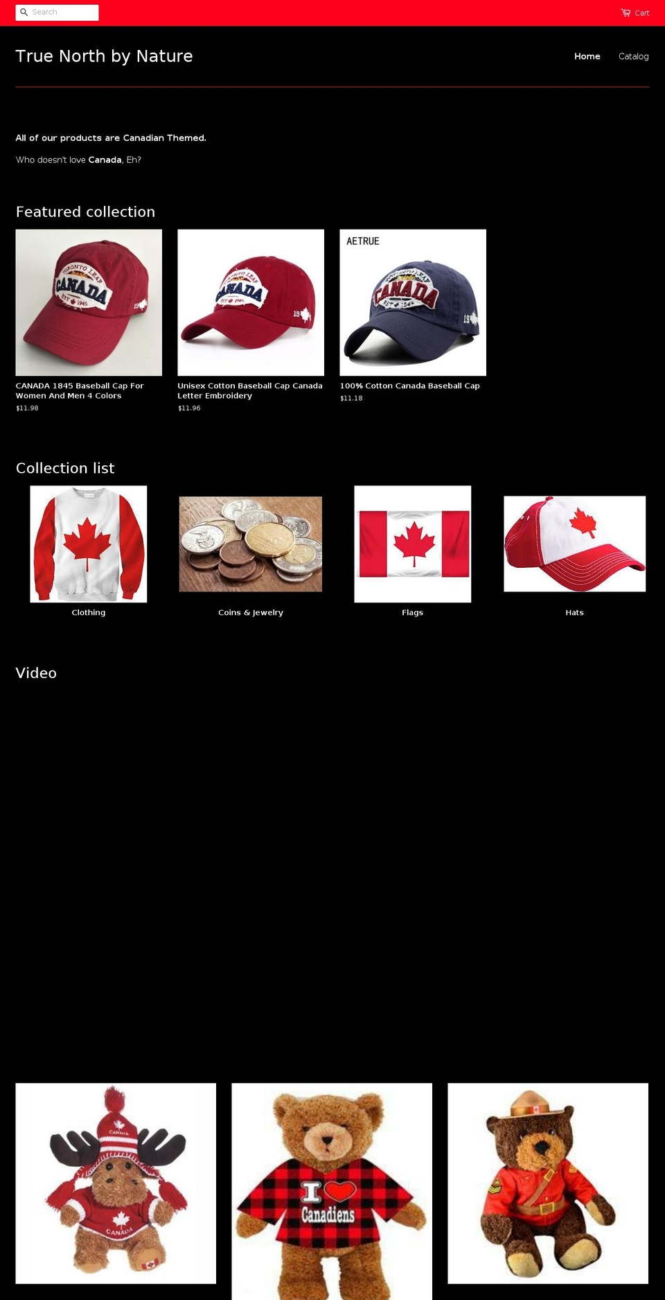 truenorthbynature.com — Shopify storefront screenshot