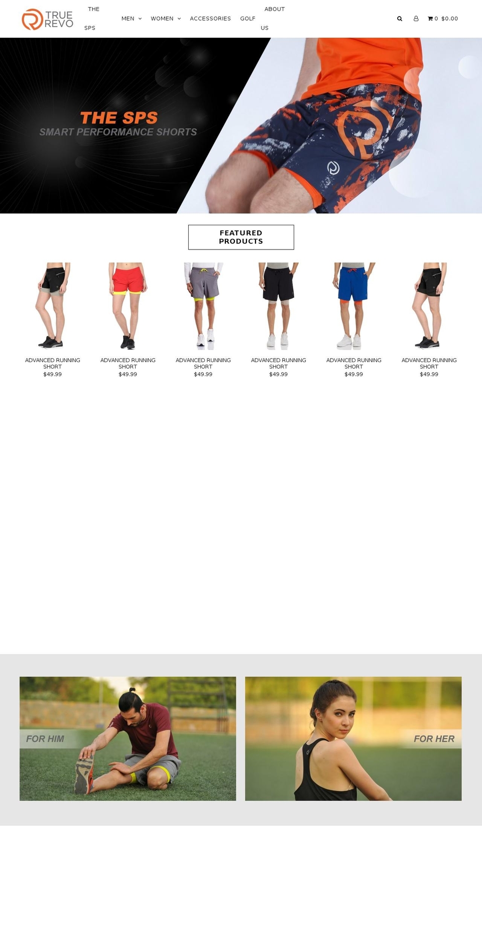 truerevo.com shopify website screenshot