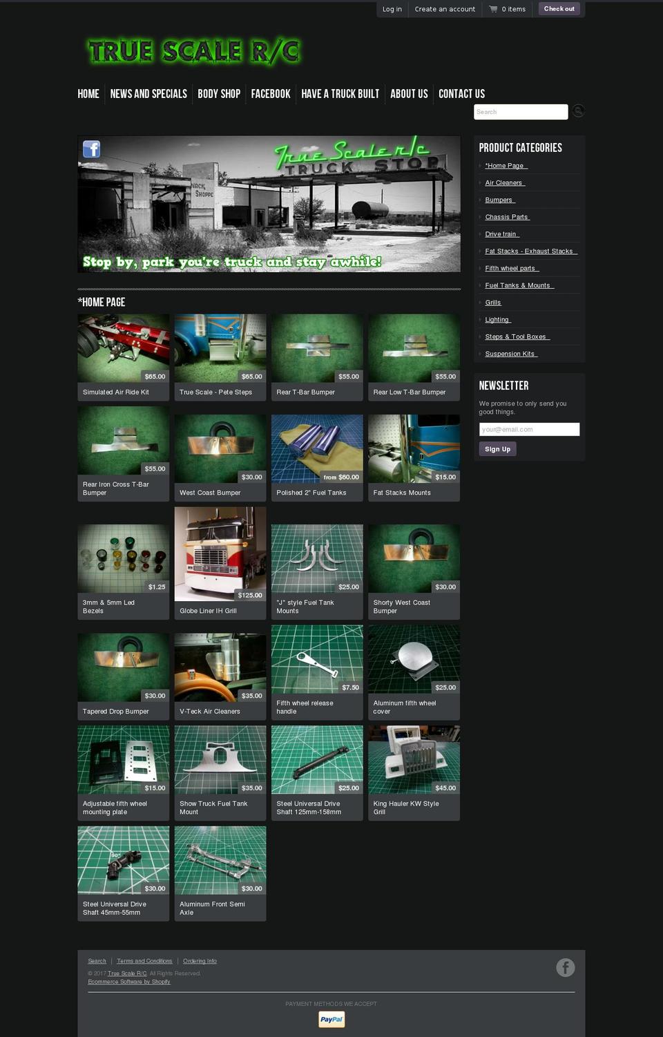 truescale-rc.com shopify website screenshot