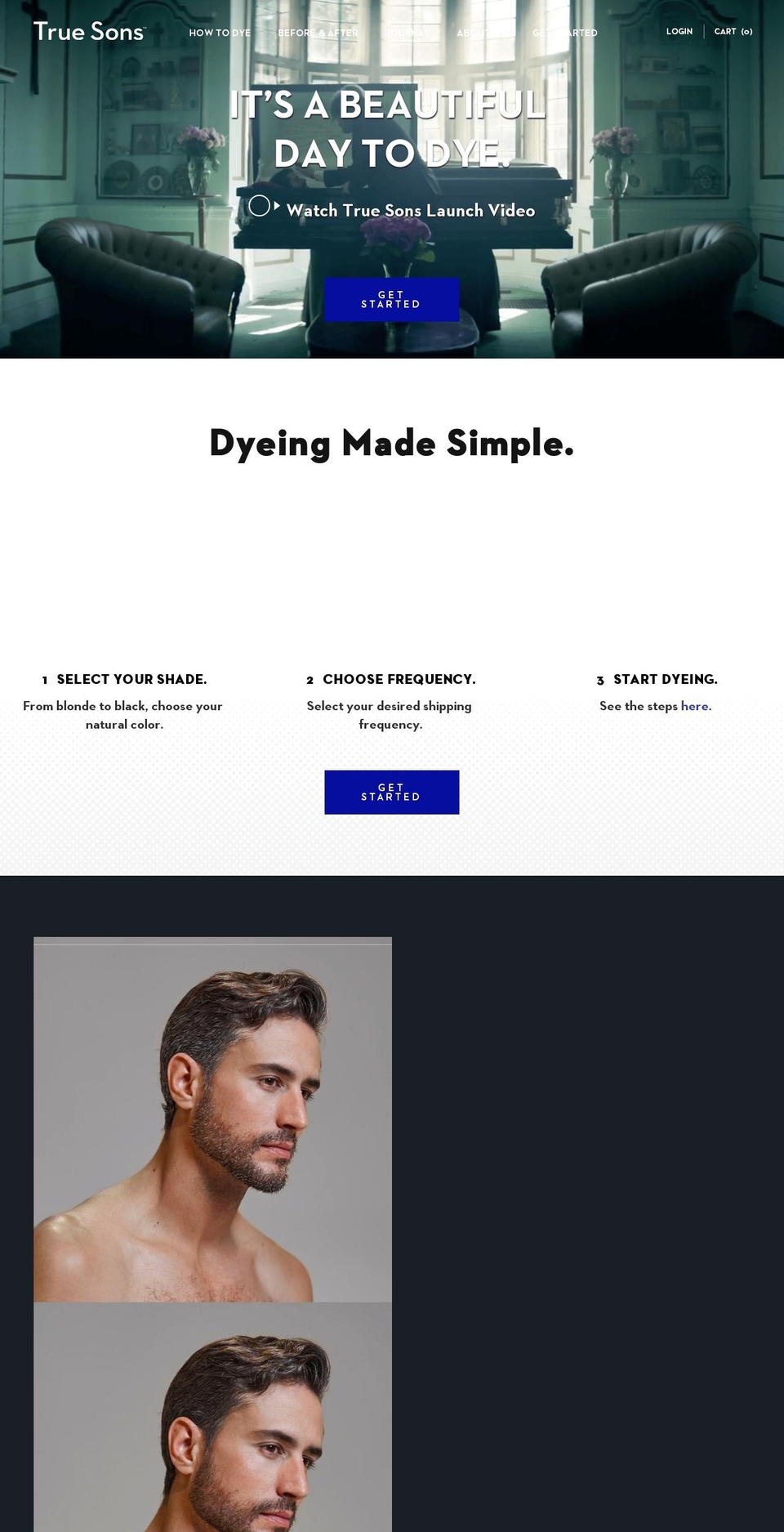 truesons.com shopify website screenshot