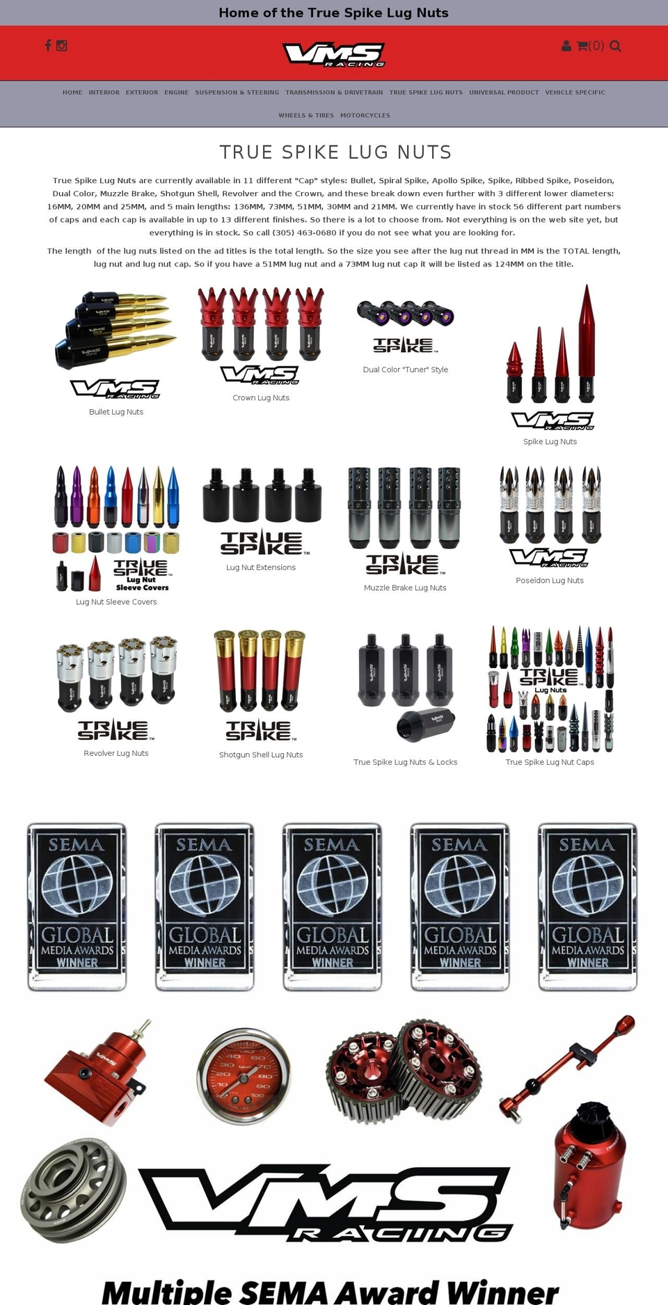 truespikelugnuts.com — Shopify storefront screenshot