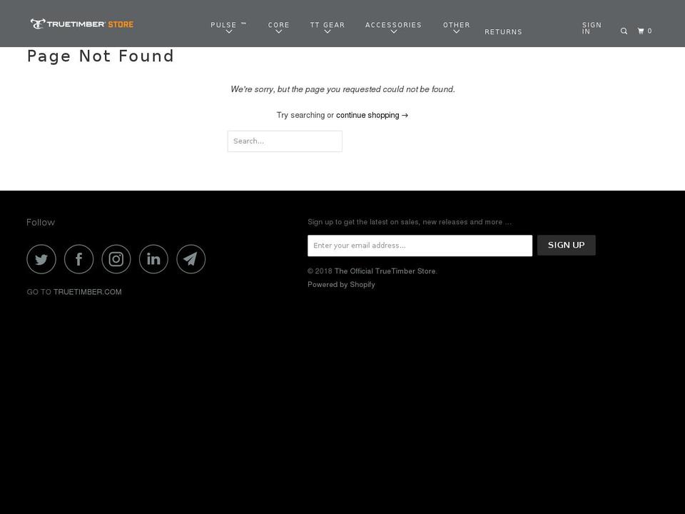 truetimbermattress.com shopify website screenshot