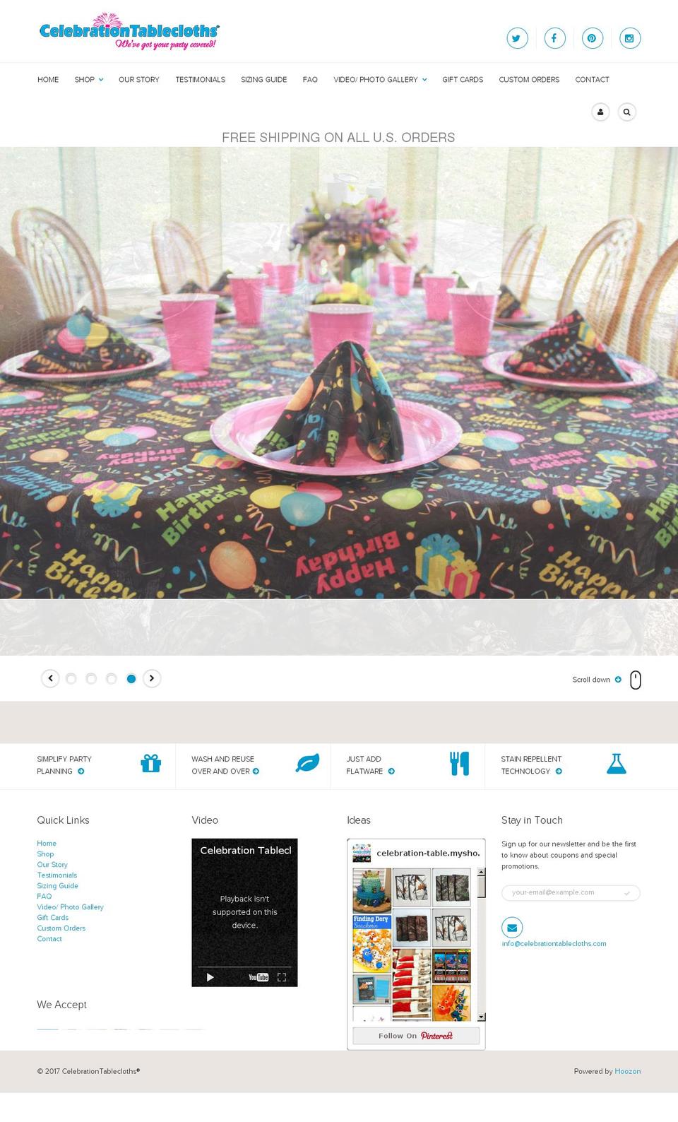truetimbertablecloths.com shopify website screenshot