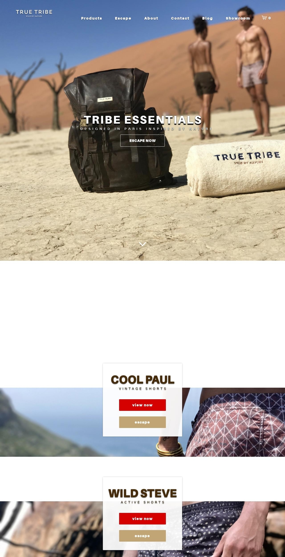 truetribes.com shopify website screenshot