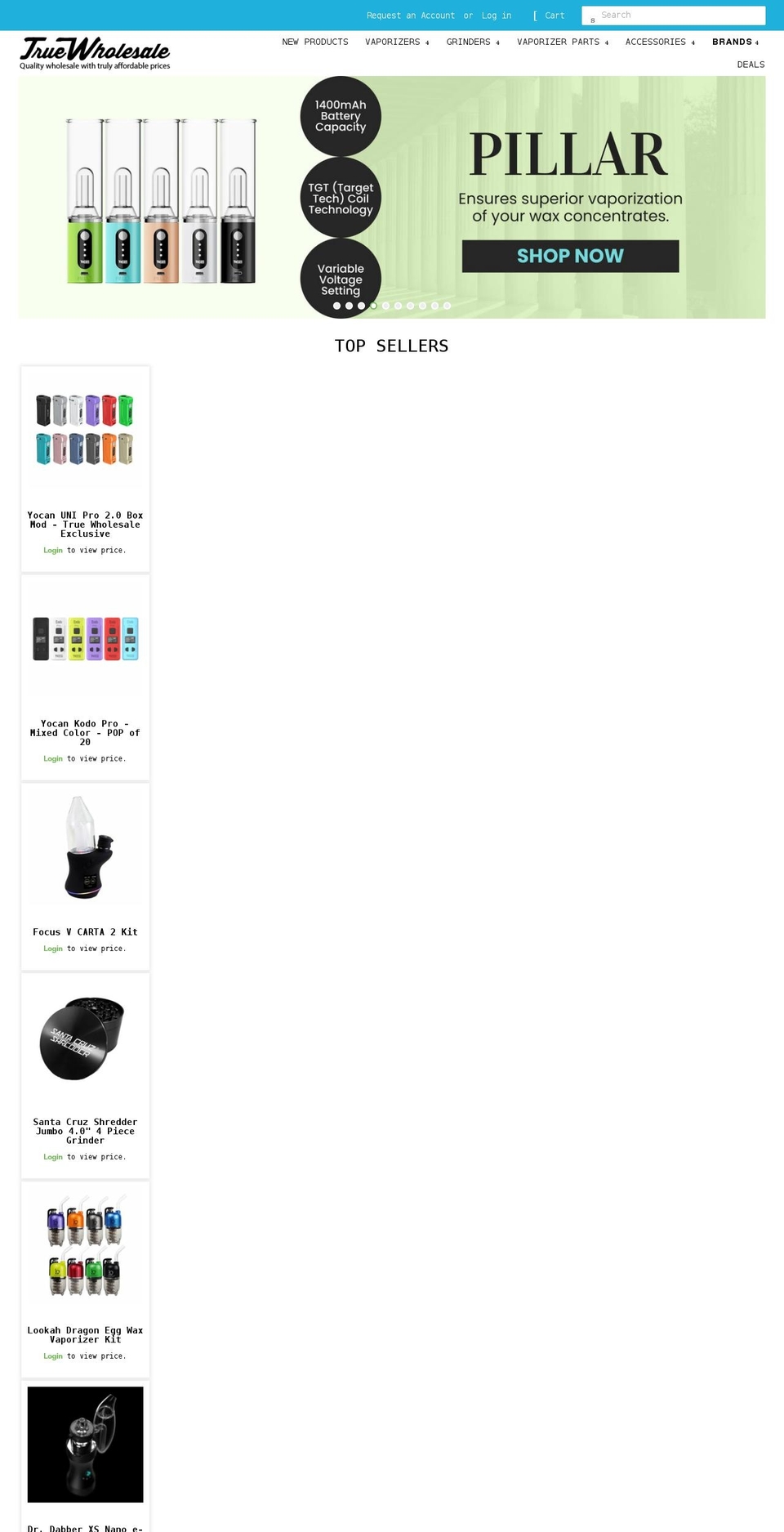 truewholesale.com shopify website screenshot