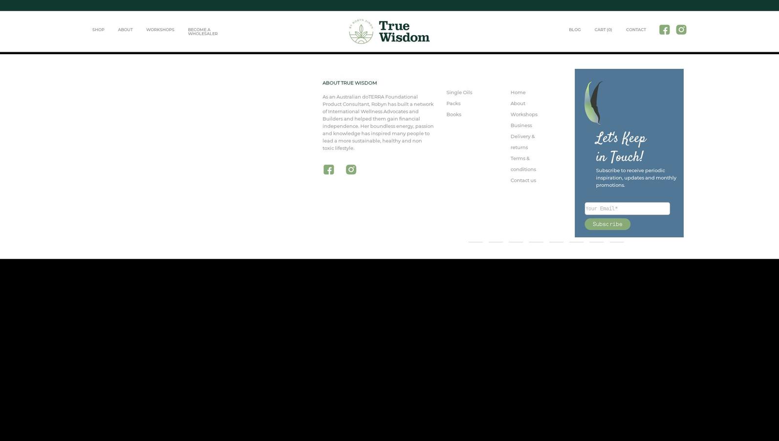 truewisdom.com.au shopify website screenshot