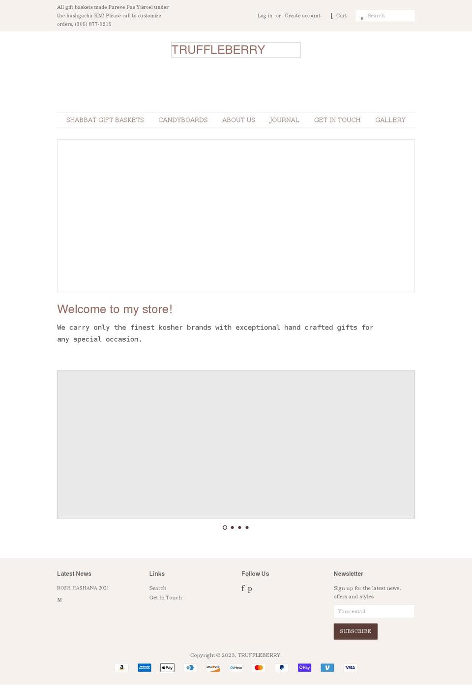 truffleberrycrates.com shopify website screenshot