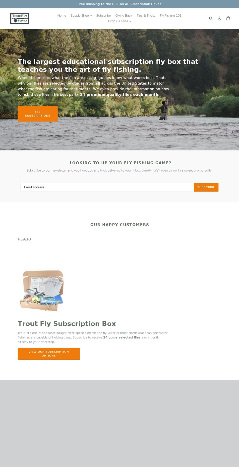 truflysupply.com — Shopify storefront screenshot