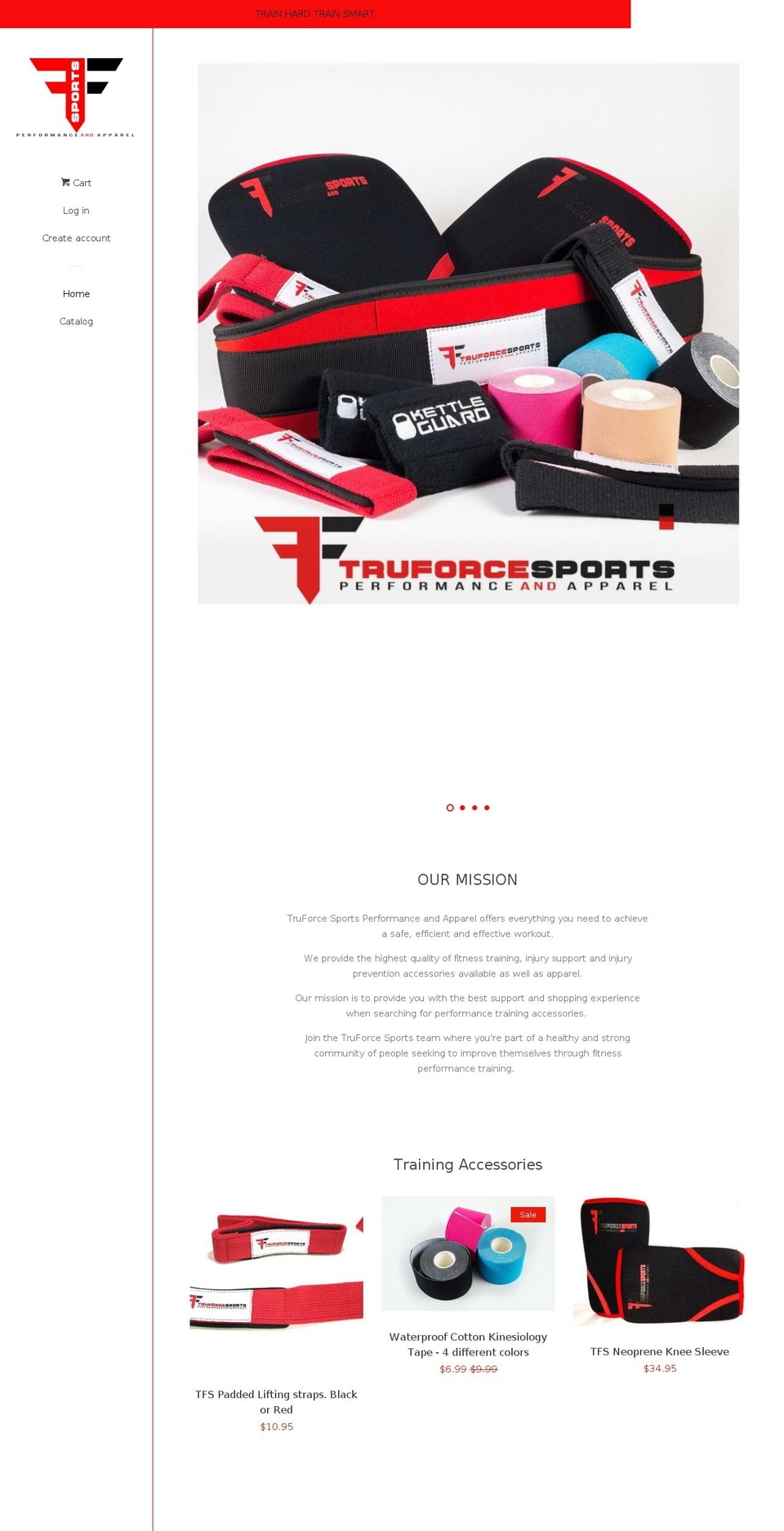 truforcesports.com — Shopify storefront screenshot