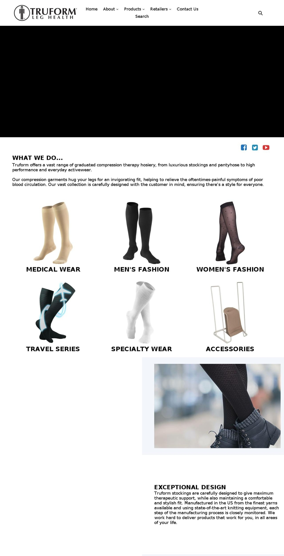 truformhose.ca shopify website screenshot