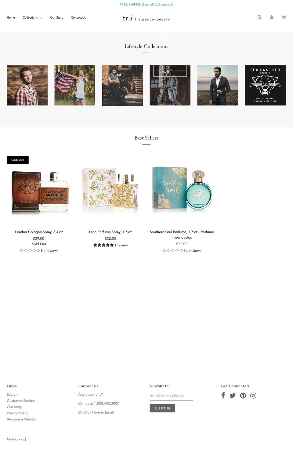 trufragrances.com — Shopify storefront screenshot