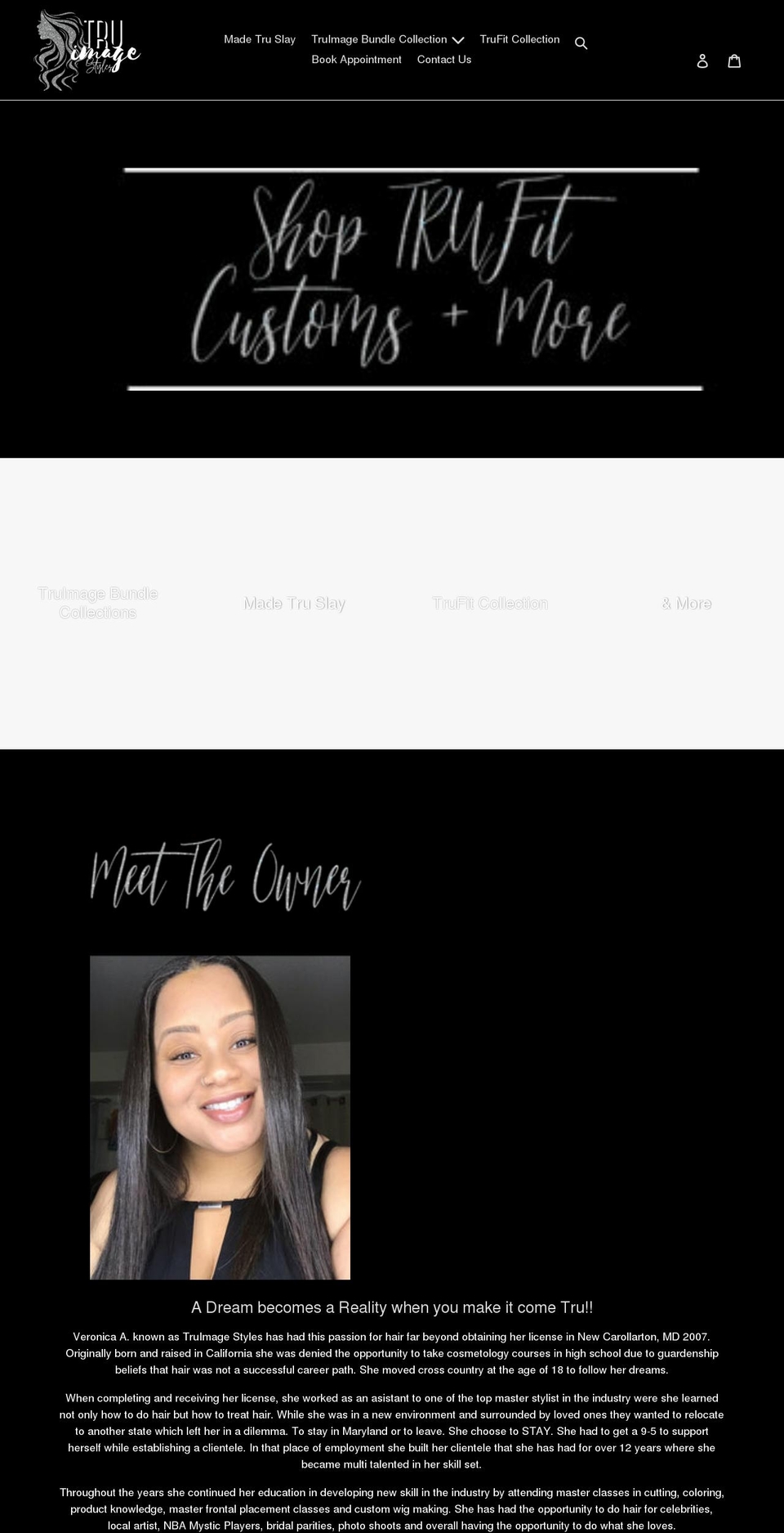 truimagestyles.com shopify website screenshot