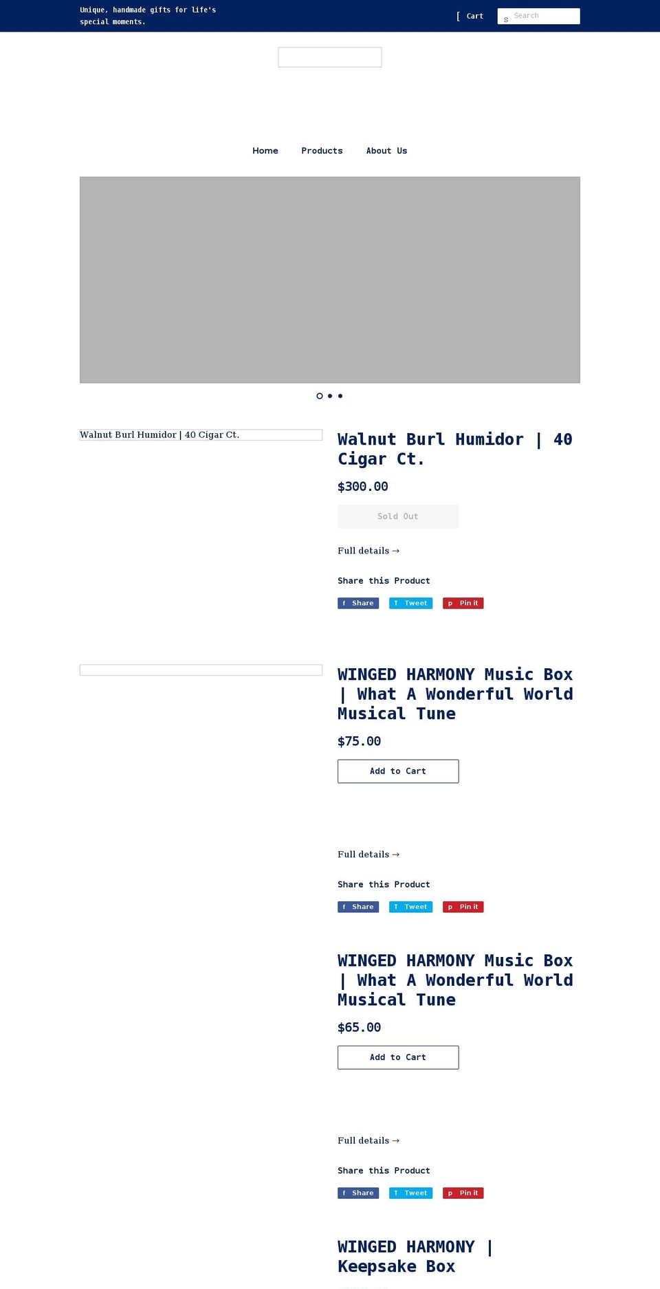 truisticdesigns.com shopify website screenshot