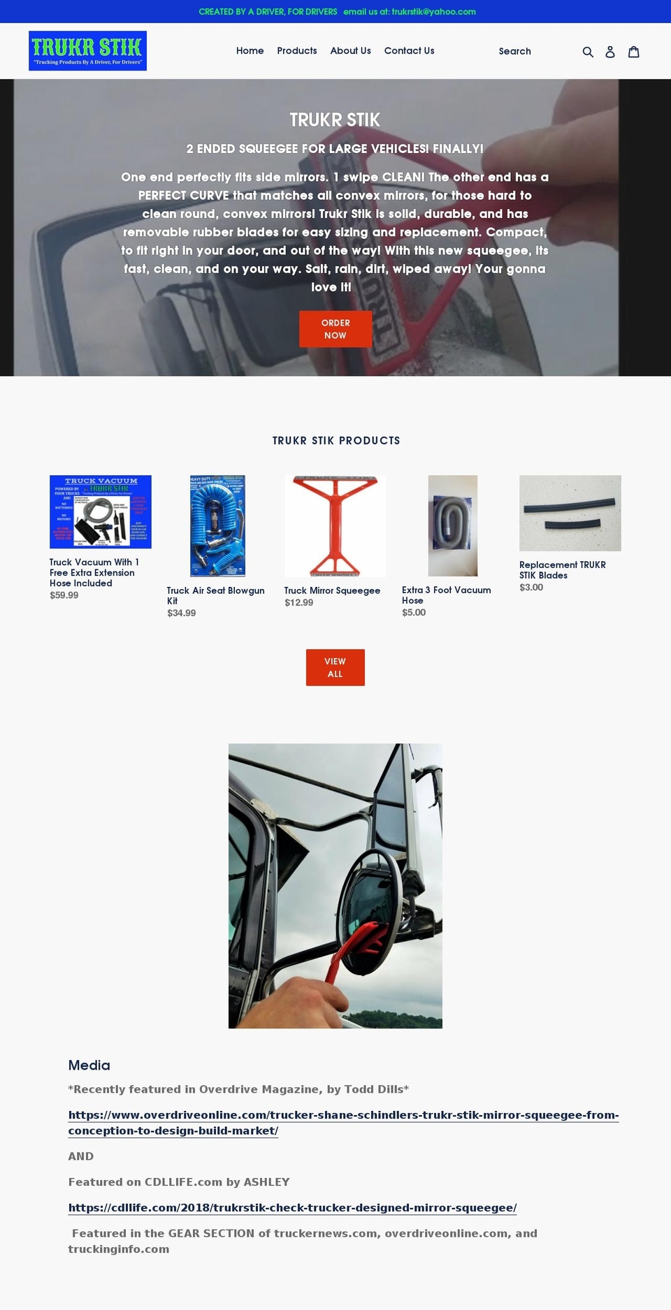 trukrstik.com shopify website screenshot