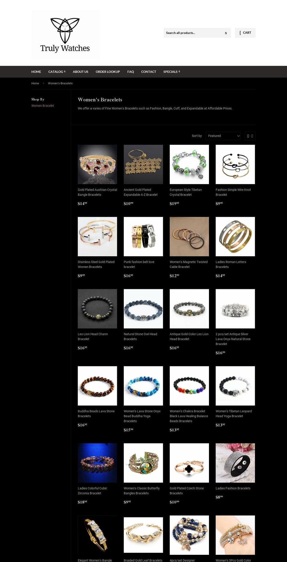 trulybracelet.com — Shopify storefront screenshot