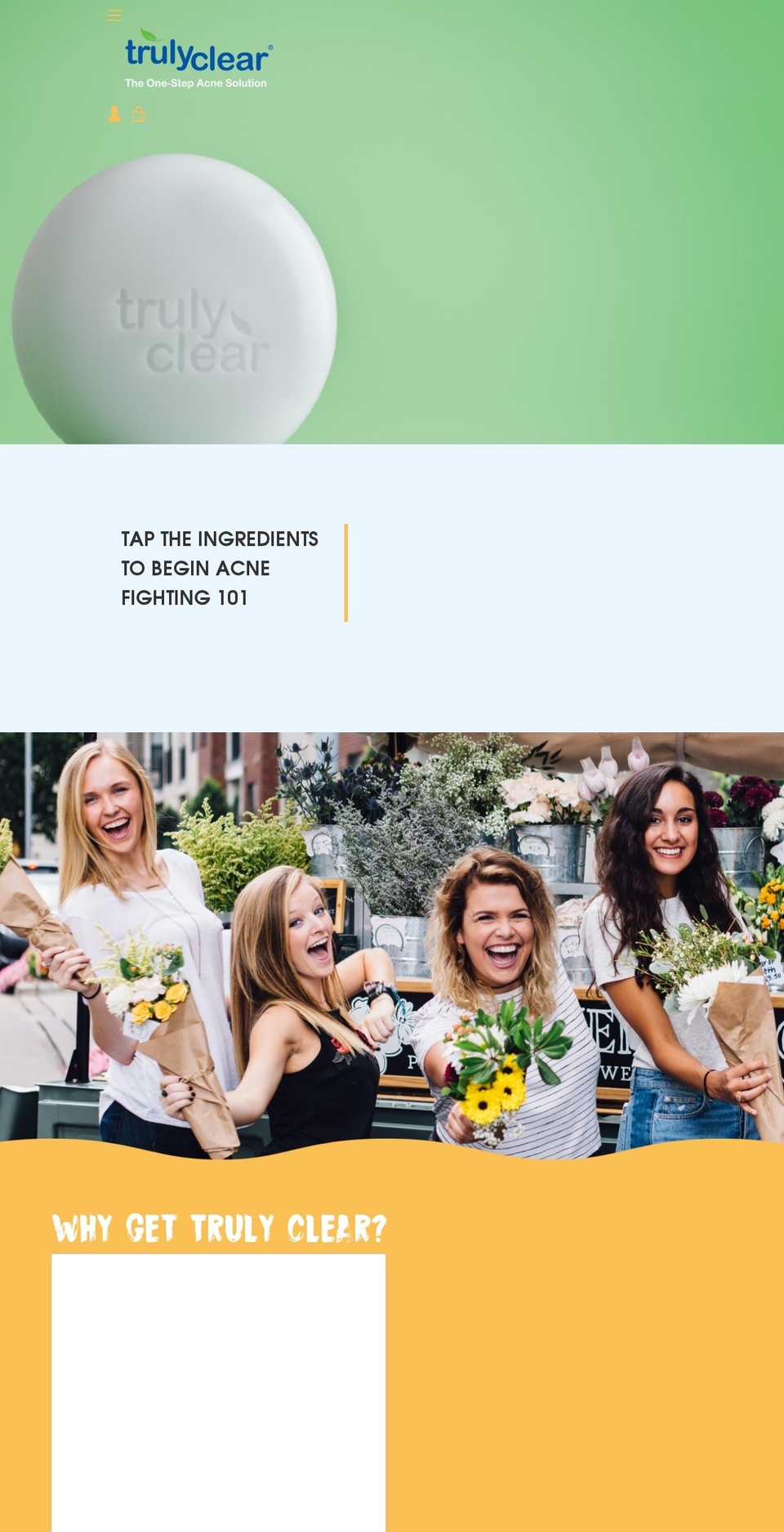 trulyclear.net shopify website screenshot