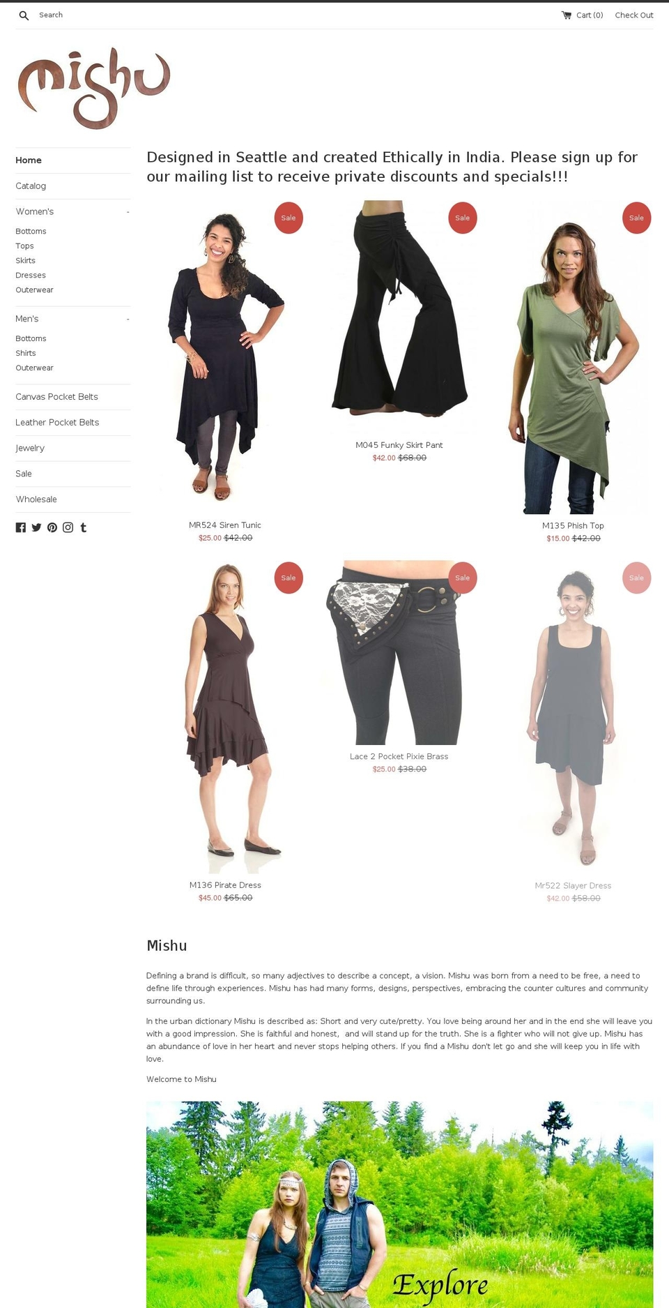 trulyfemale.com — Shopify storefront screenshot