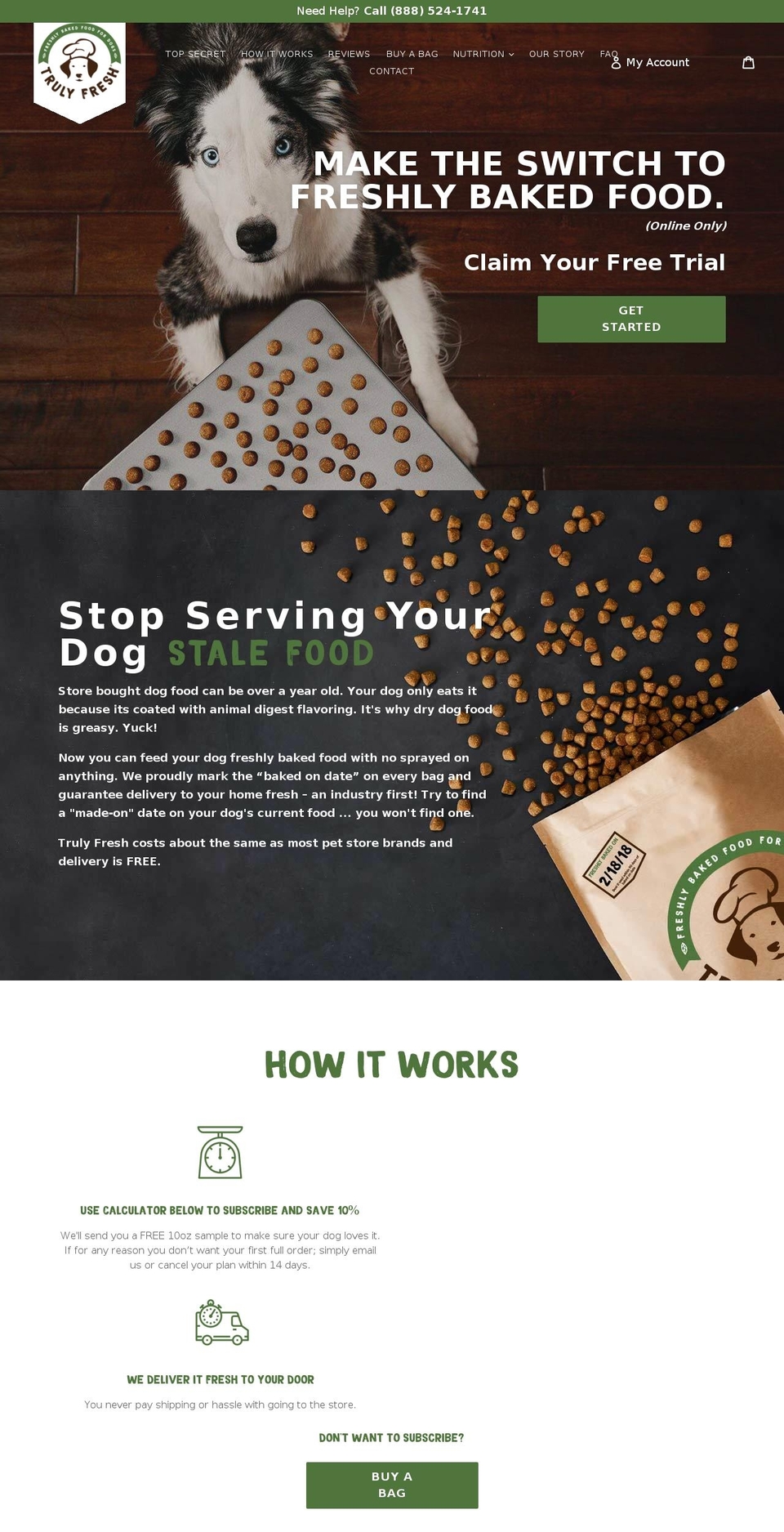 trulyfresh.com — Shopify storefront screenshot